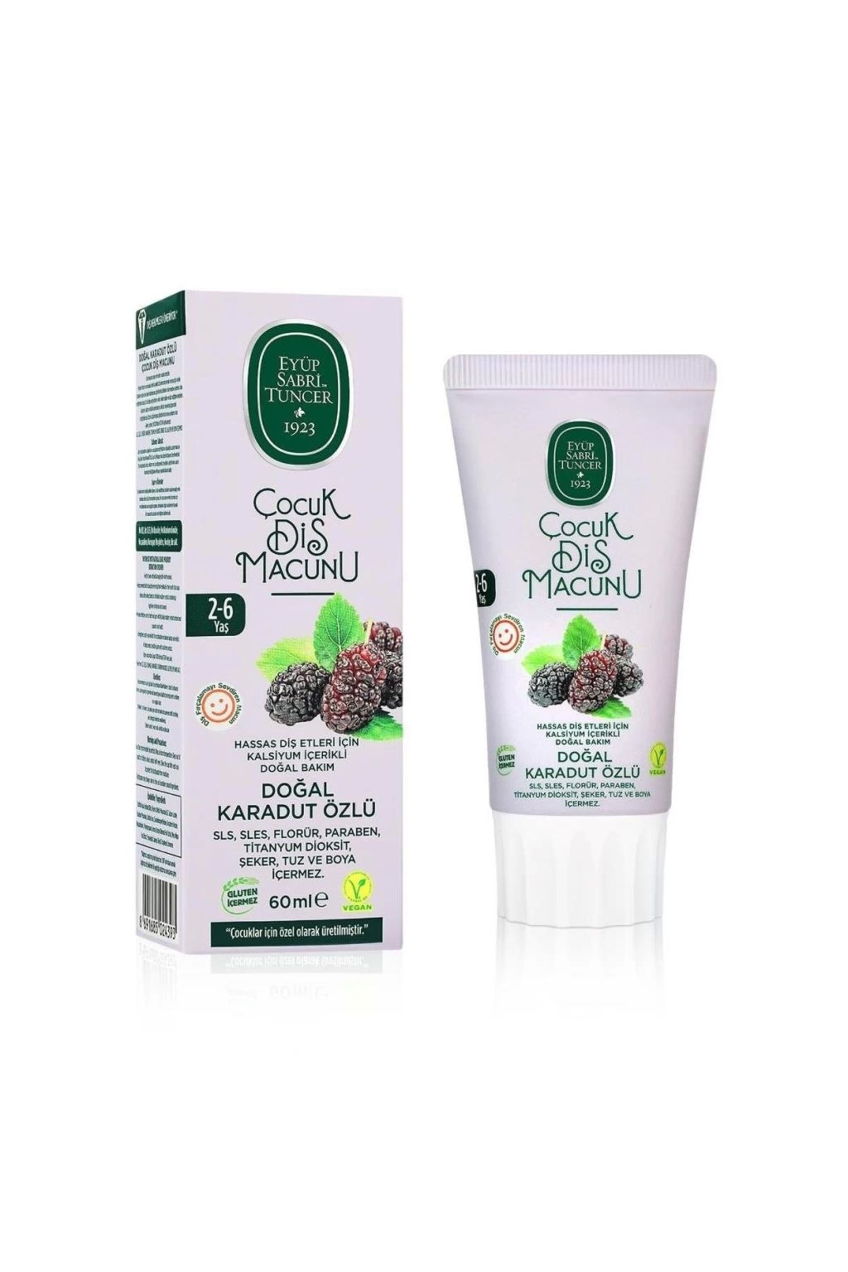 FTT SHOPPING MARKET Nessiworld Eyüp Sabri Tuncer Doğal Karadut Özlü Diş Macunu 2-6 Yaş 60ml