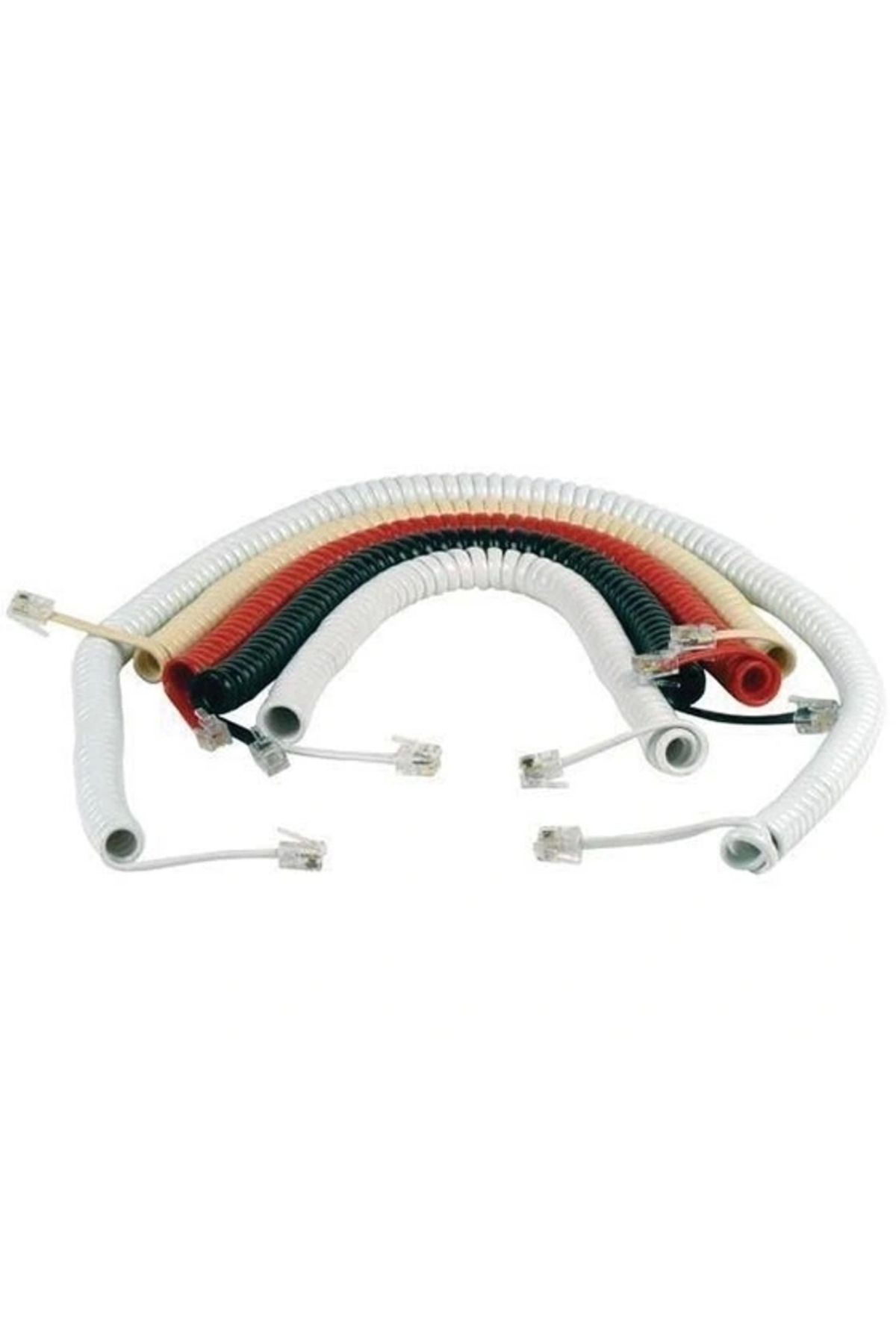 STOREMAX TELEFON SPİRAL KABLO BEYAZ 3 METRE (5047)