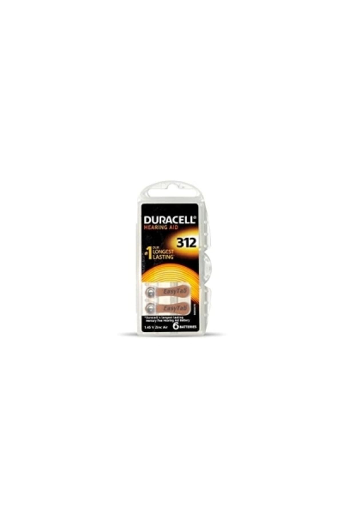 feminight Duracell 312 İşitme Cihaz Kulak Pili 6 Parça Kutu