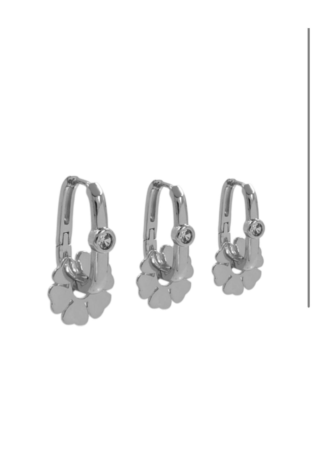 İD ACCESSORİES Zirkon Taşlı Küpe