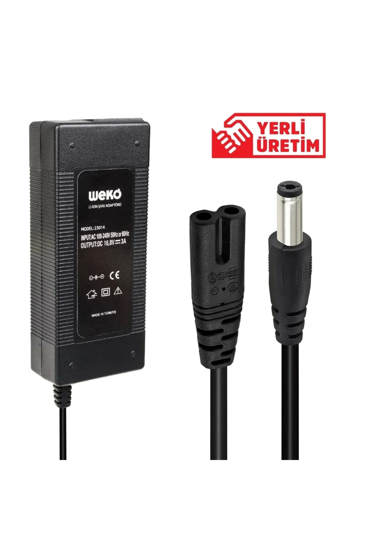 STOREMAX 16.8 VOLT - 3 AMPER 5.5*2.5 UÇLU KIRMIZI YEŞİL LEDLİ MASA TİPİ ŞARJ ADAPTÖRÜ (5047)