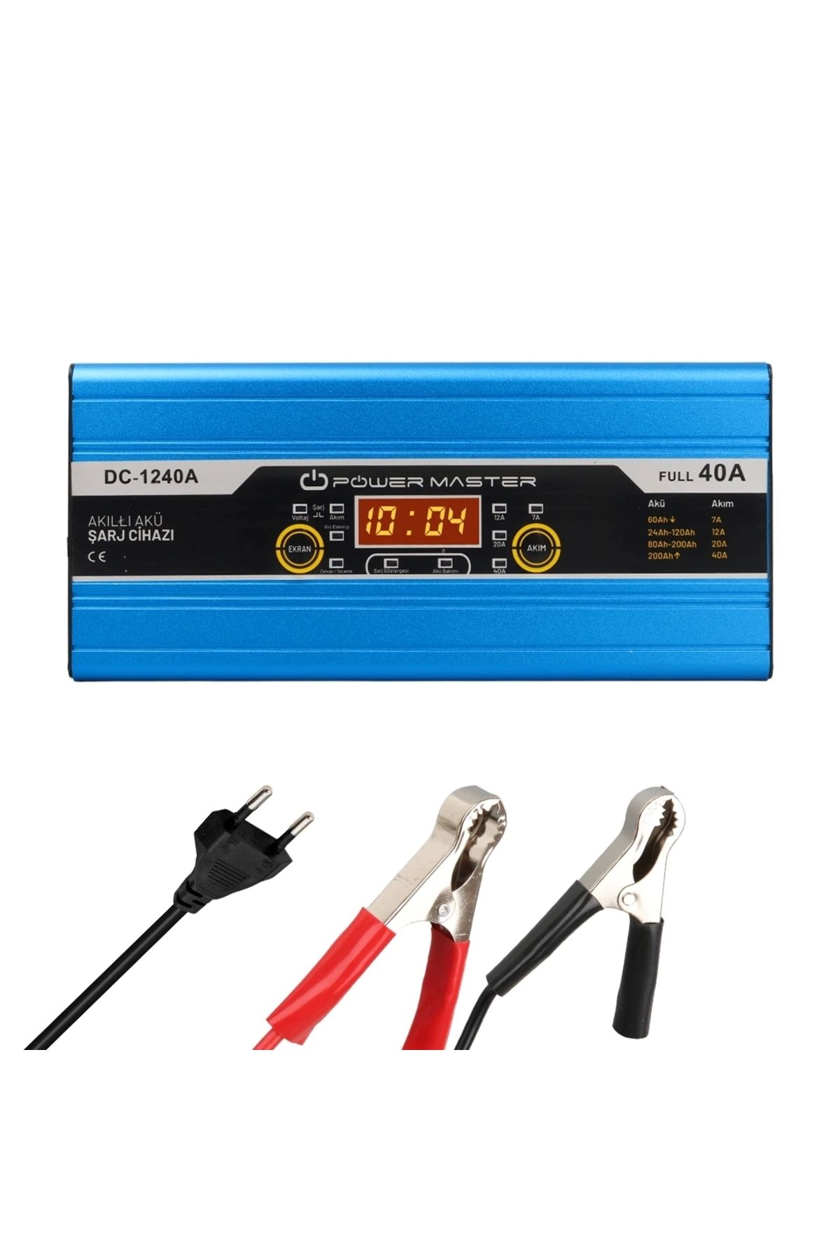 STOREMAX 12 VOLT MAX 40 AMPER DİGİTAL EKRANLI AKILLI AKÜ ŞARJ CİHAZI (5047)
