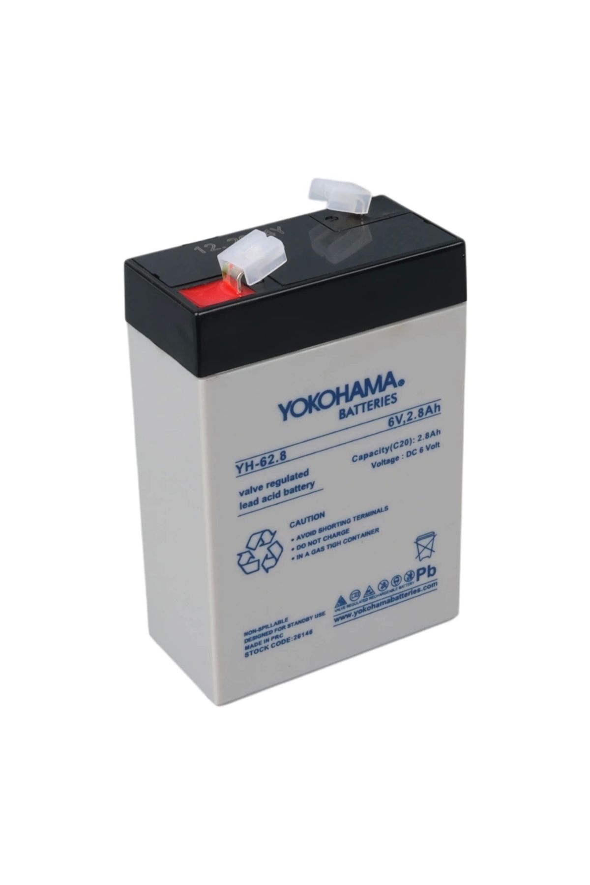 STOREMAX YOKOHAMA YH-62.8 6 VOLT - 2.8 AMPER DİK AKÜ (66 X 33 X 97 MM) (5047)