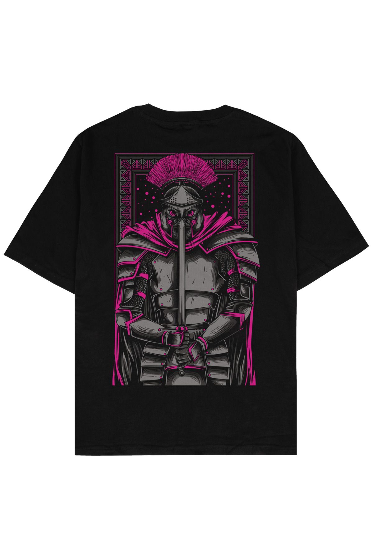 Street301 Unisex Gladiator Baskılı Oversize T-Shirt
