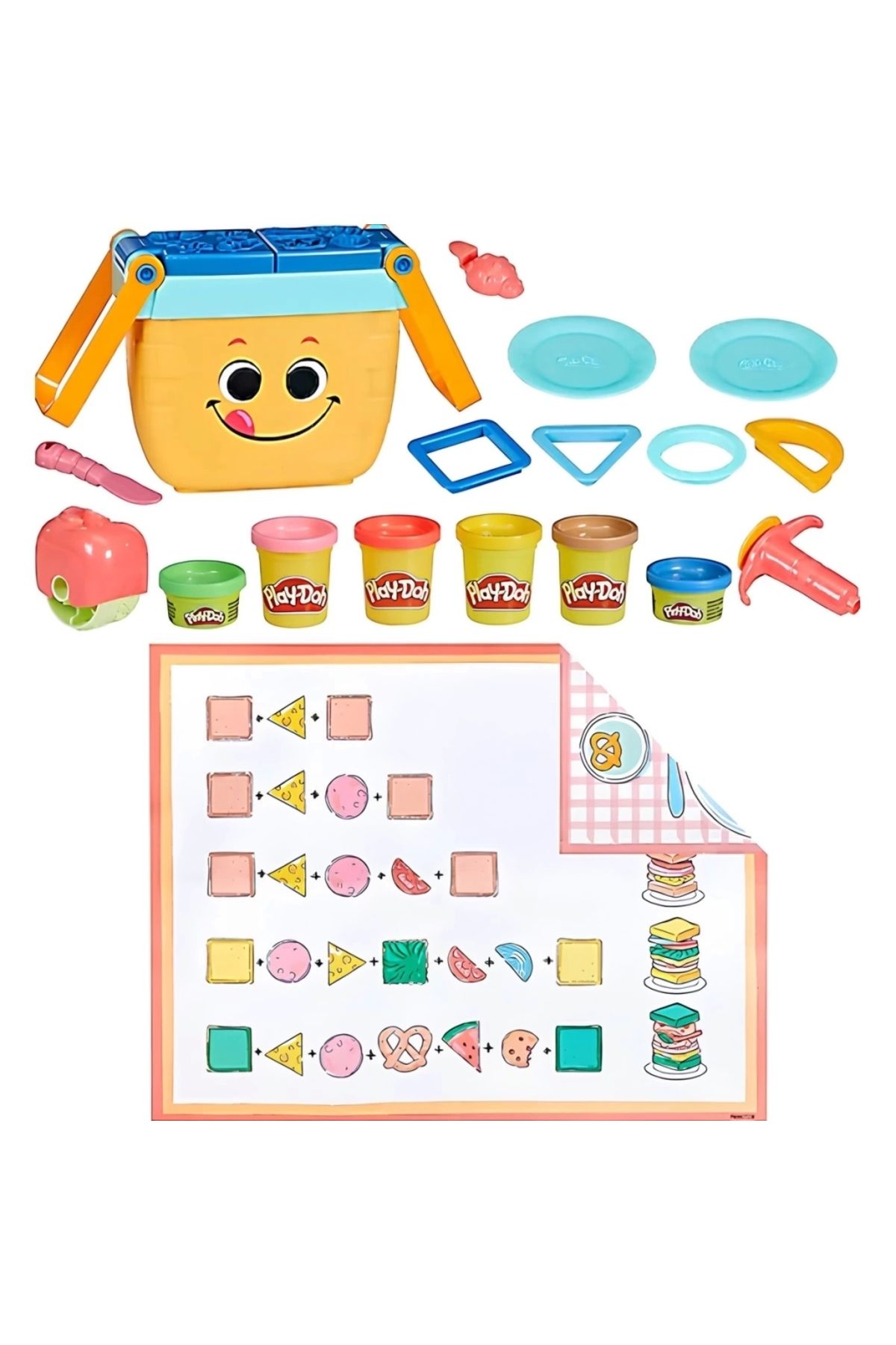 FTT SHOPPING MARKET NessiWorld Play-Doh Piknik Şekilleri Başlangıç Seti