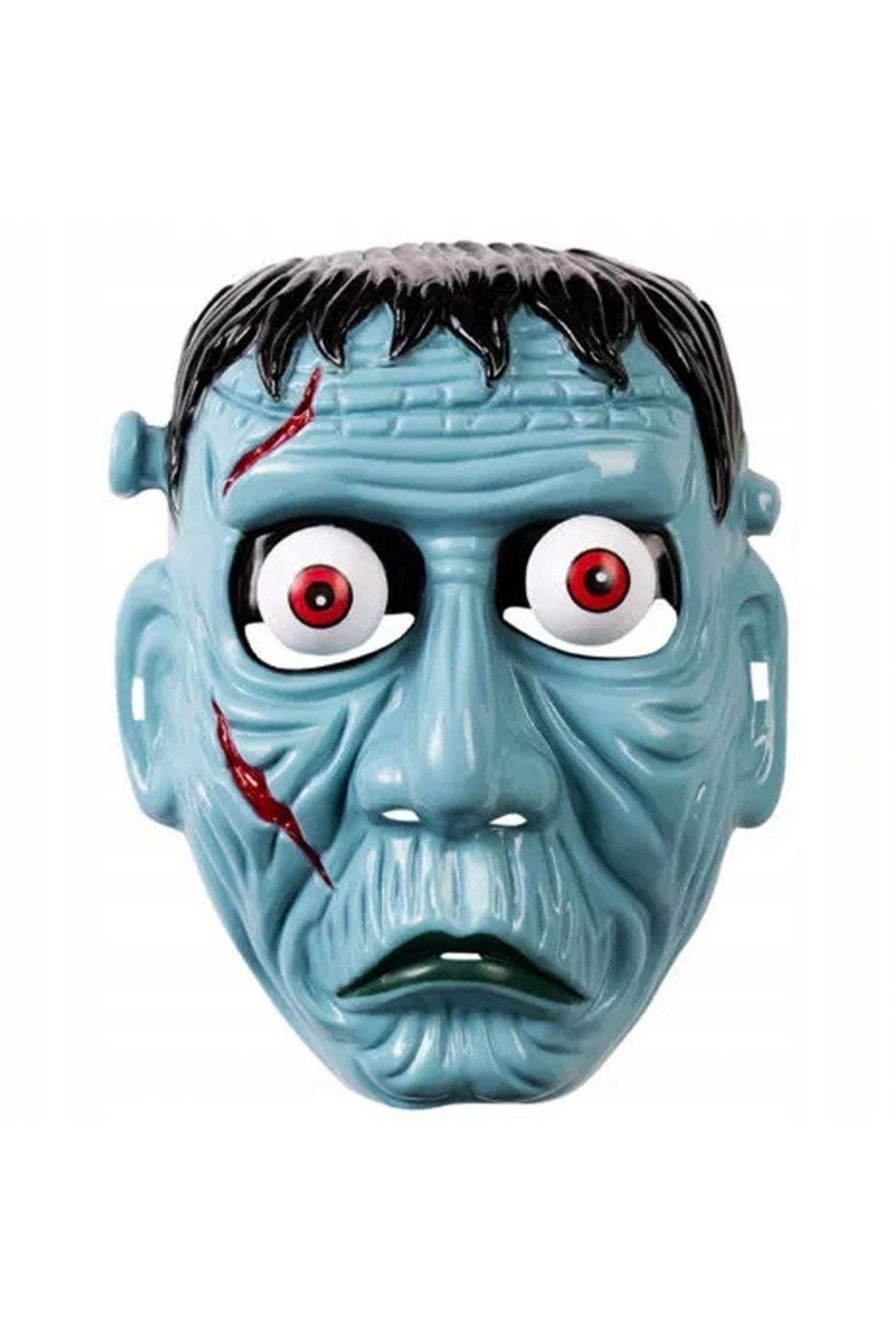STOREMAX Frankenstein Temalı Sallanan Oynar Gözlü Maske (5047)