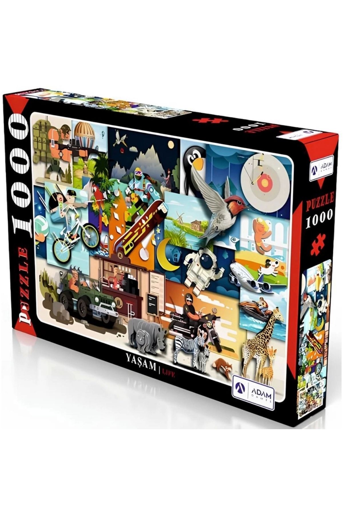 FTT SHOPPING MARKET Nessiworld Yaşam 1000 Parça Puzzle