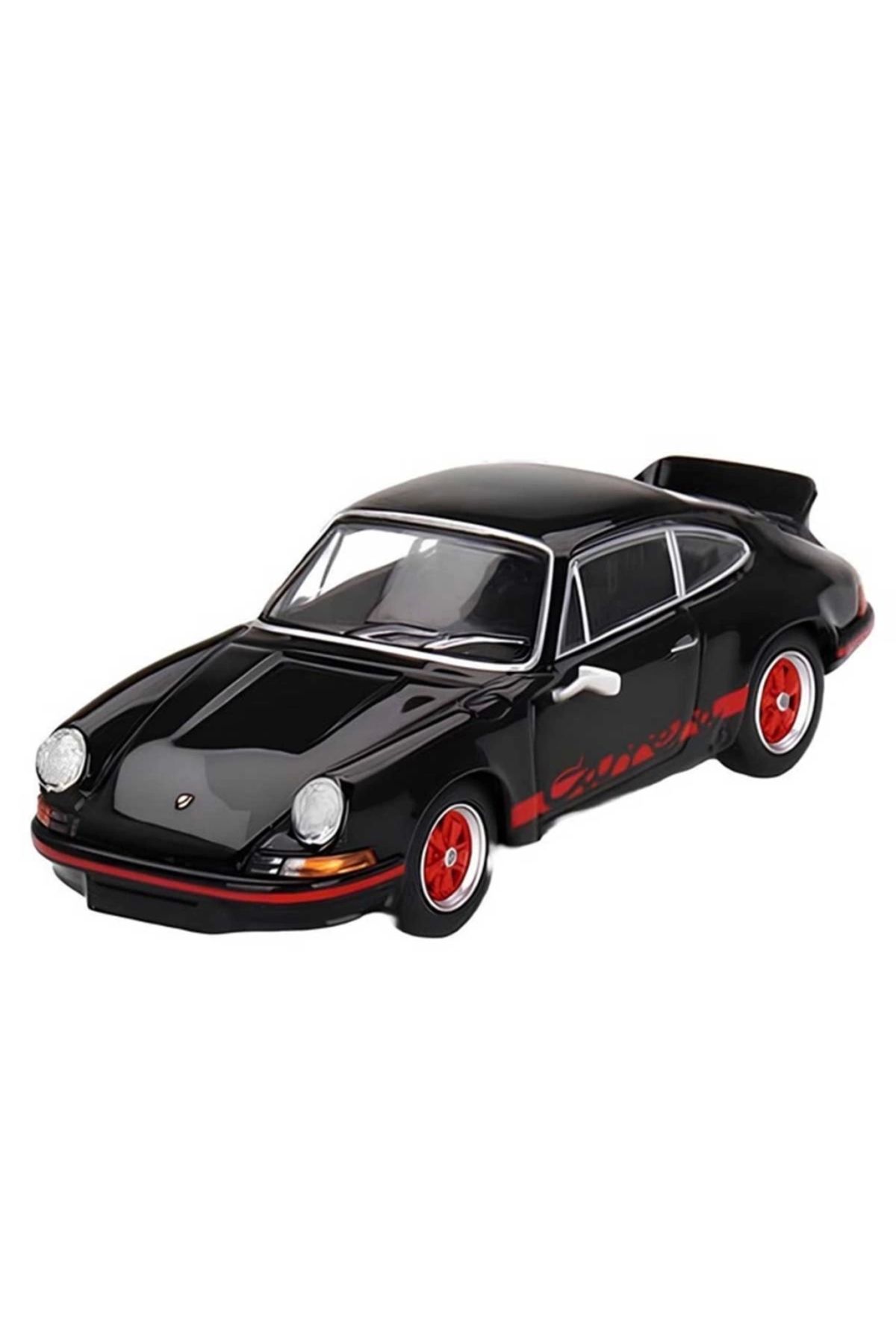 FTT SHOPPING MARKET Nessiworld Mini Gt 1:64 Porsche 911 Carrera RS 2.7 Black with Red Livery