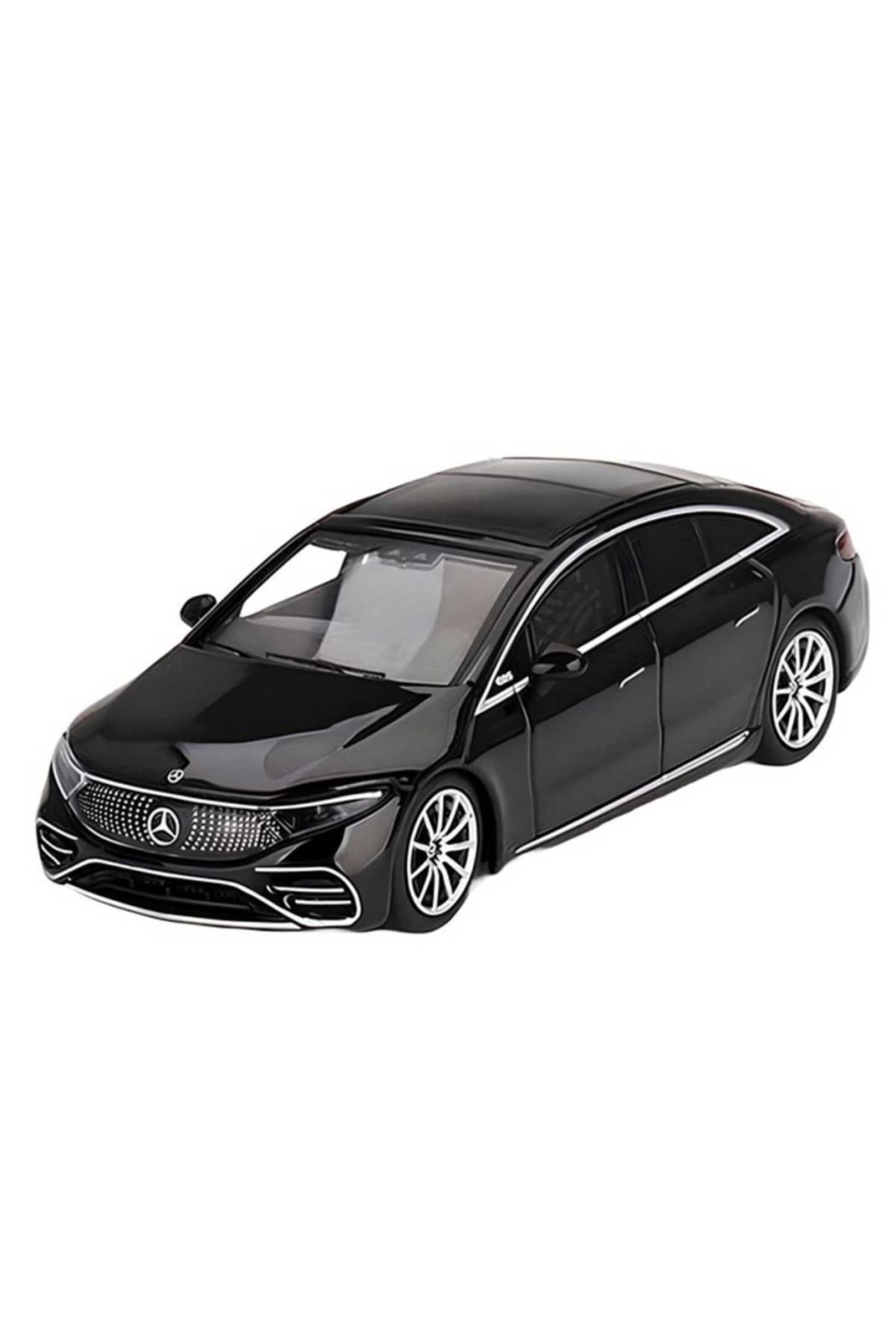 FTT SHOPPING MARKET Nessiworld Mini Gt 1:64 Mercedes-Benz EQS 580 4MATIC Black
