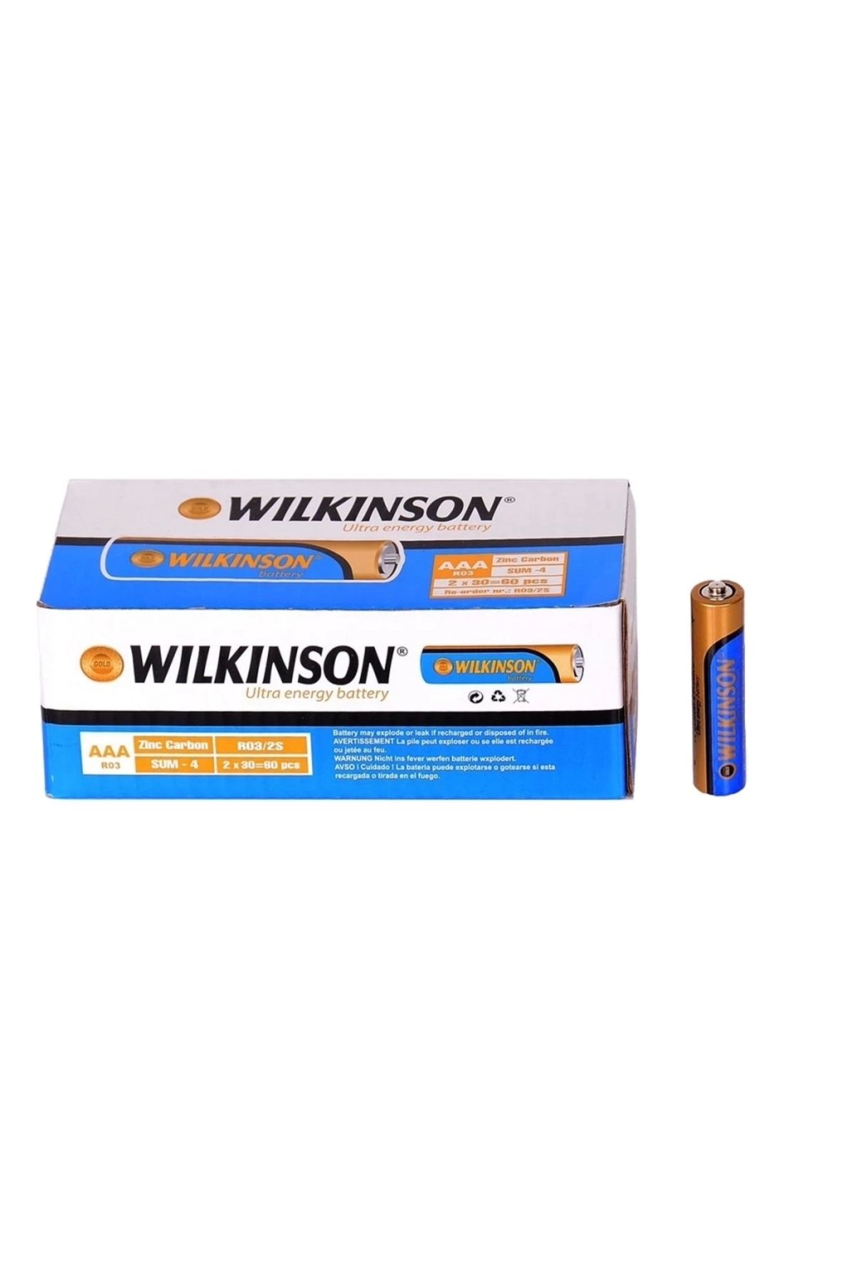 FTT SHOPPING MARKET Nessiworld Gold Wilkinson İnce Pil R03