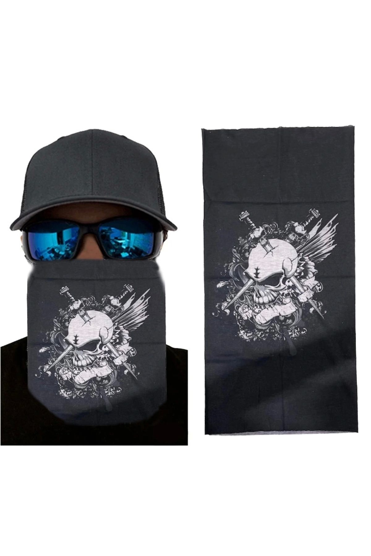 STOREMAX Motorcu Boyunluk Baf Buff Bandana 25x48 cm Model 6 (5047)