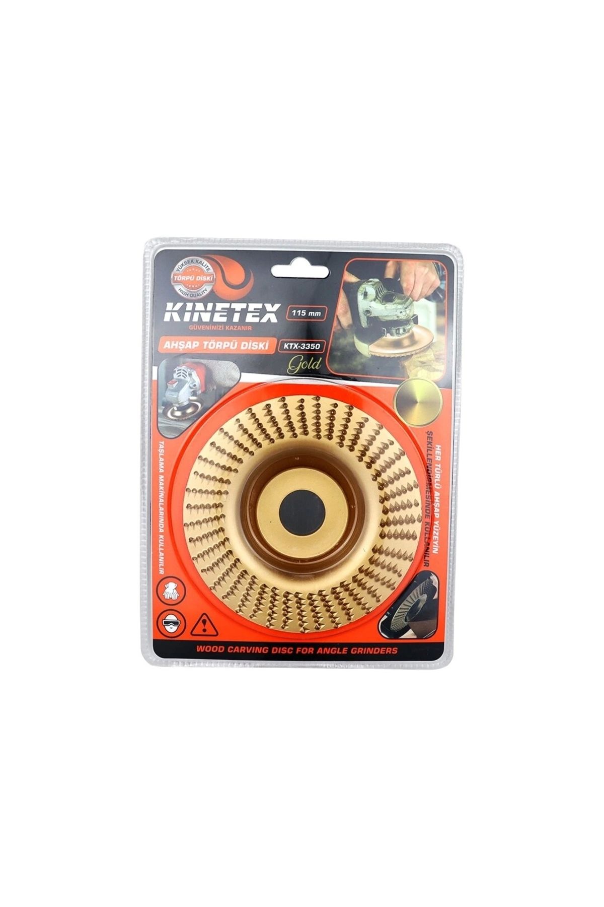 STOREMAX 115MM AHŞAP DİSK EĞE TÖRPÜ GOLD (5047)