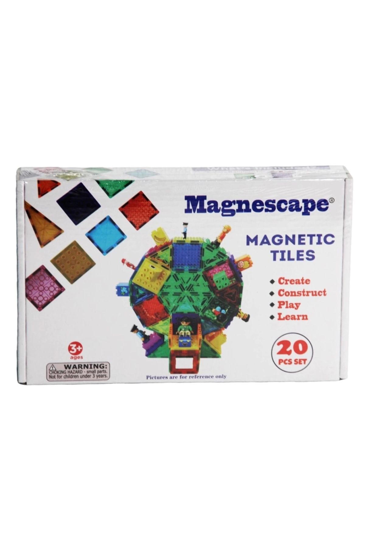 FTT SHOPPING MARKET Nessiworld Magnescape Magnetic Tiles 20 Parça