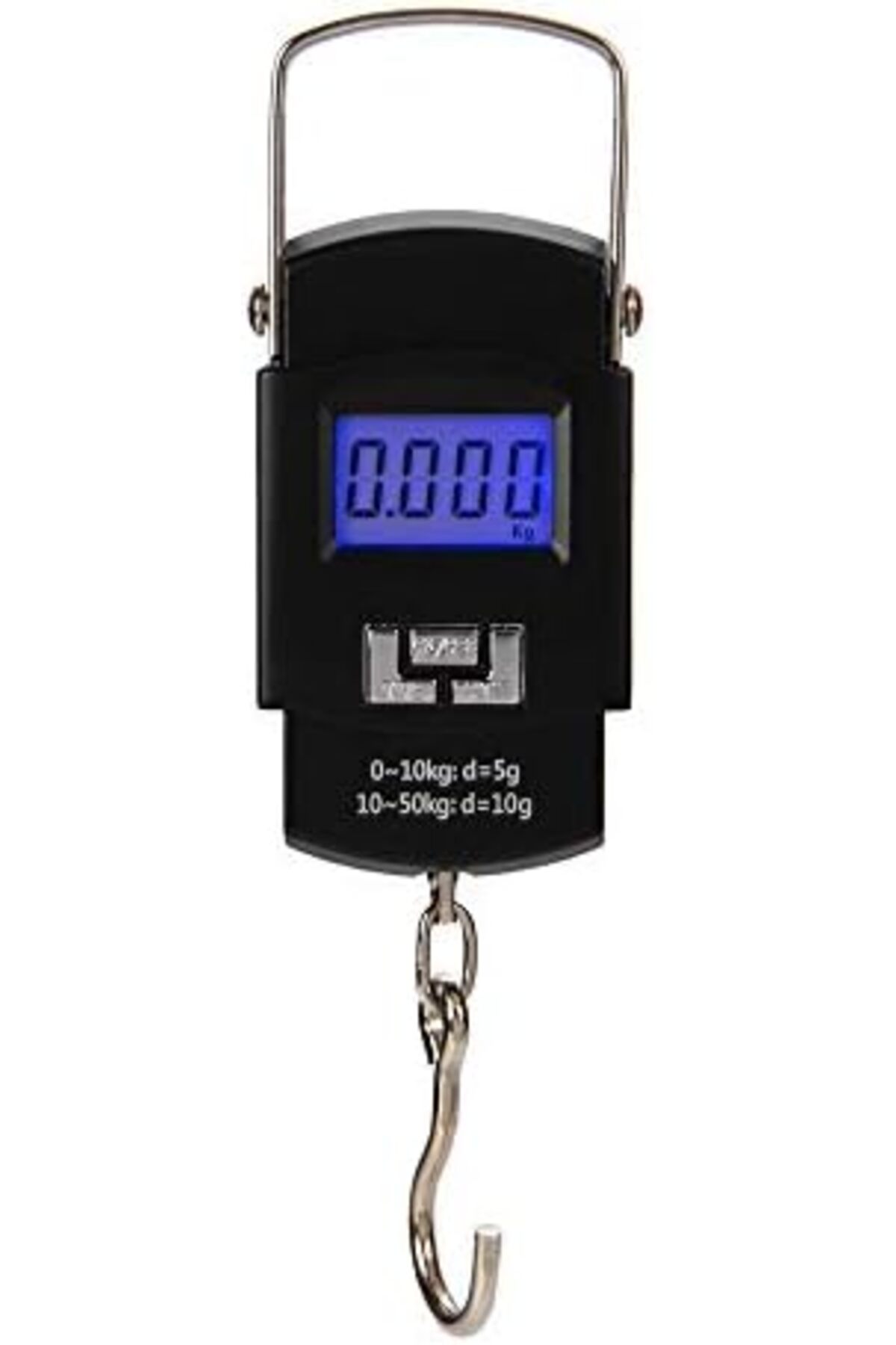 ميزان أمتعة رقمي محمول من Hyindoor - يزن حتى 50 كجم - أسود