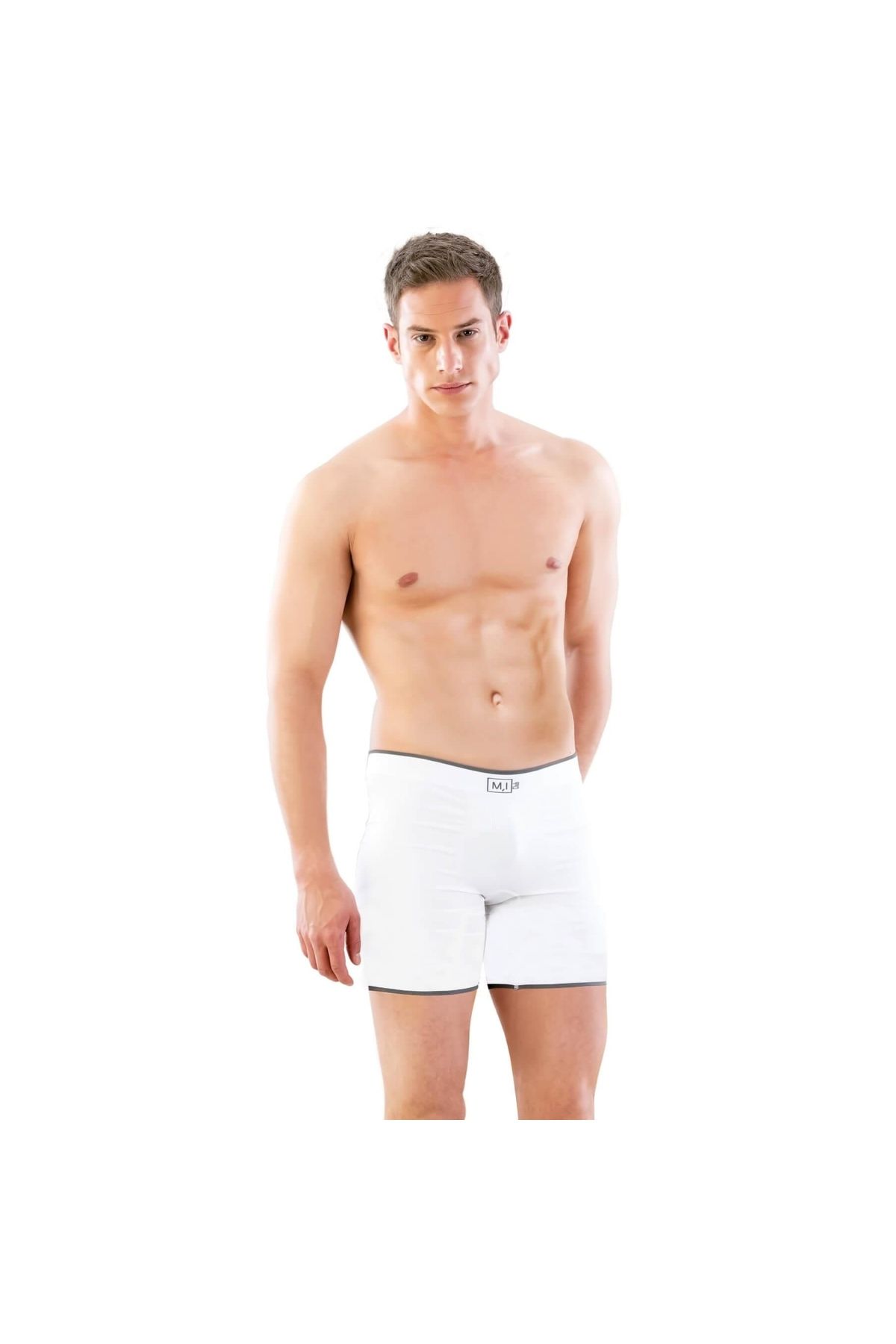 Marsilyan MODLİVE BEYAZ MI Emay 2108 Seamless uzun Erkek Boxer