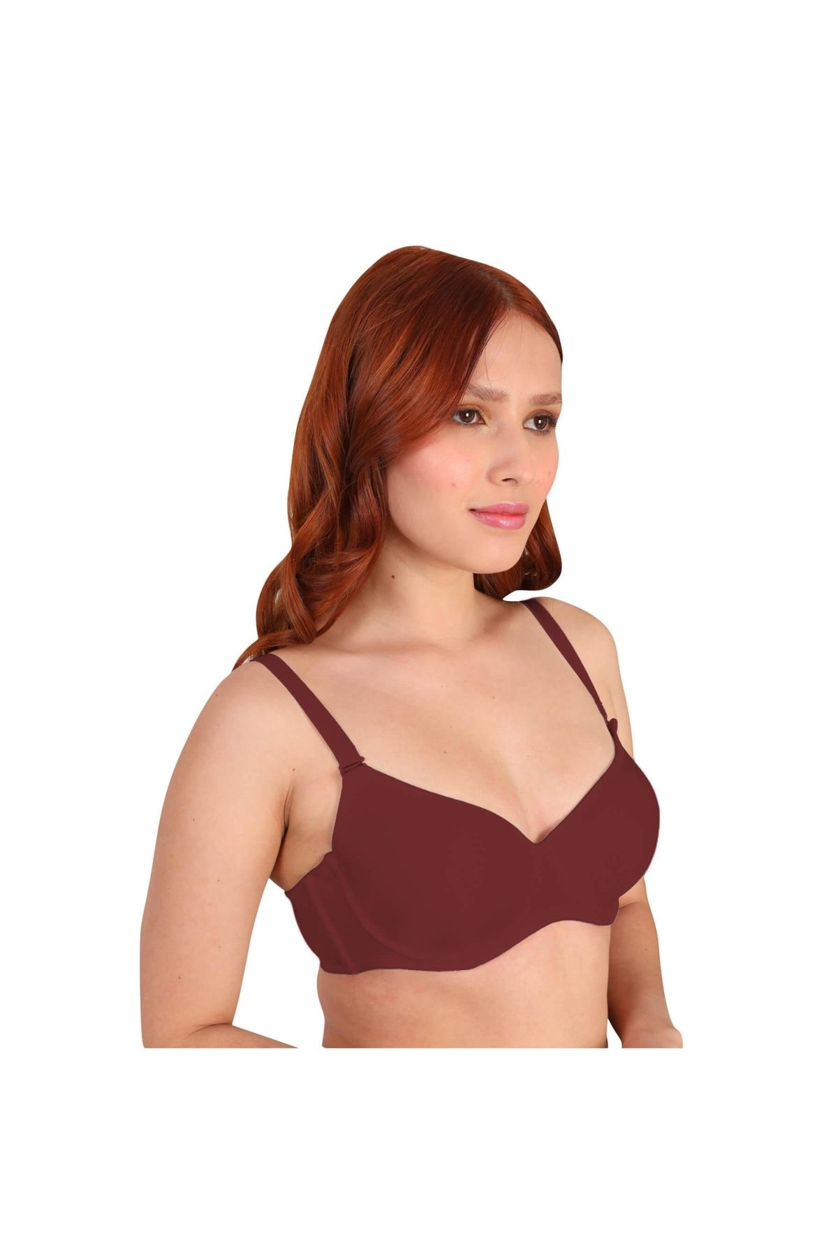 Marsilyan MODLİVE BORDO MI 190B Pedli Balenli Sütyen