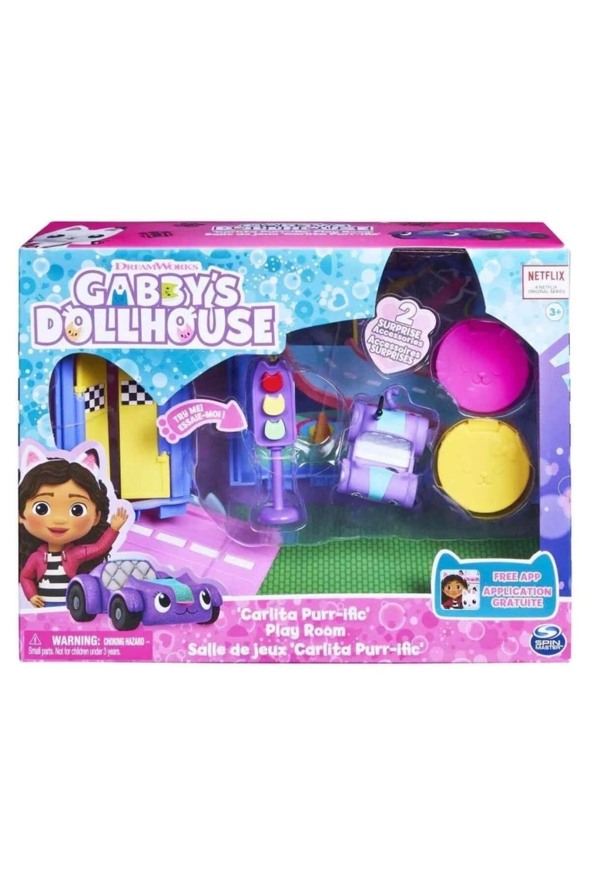 FTT SHOPPING MARKET Nessiworld 45274 Gabbys Dollhouse Delüks Oda Seti