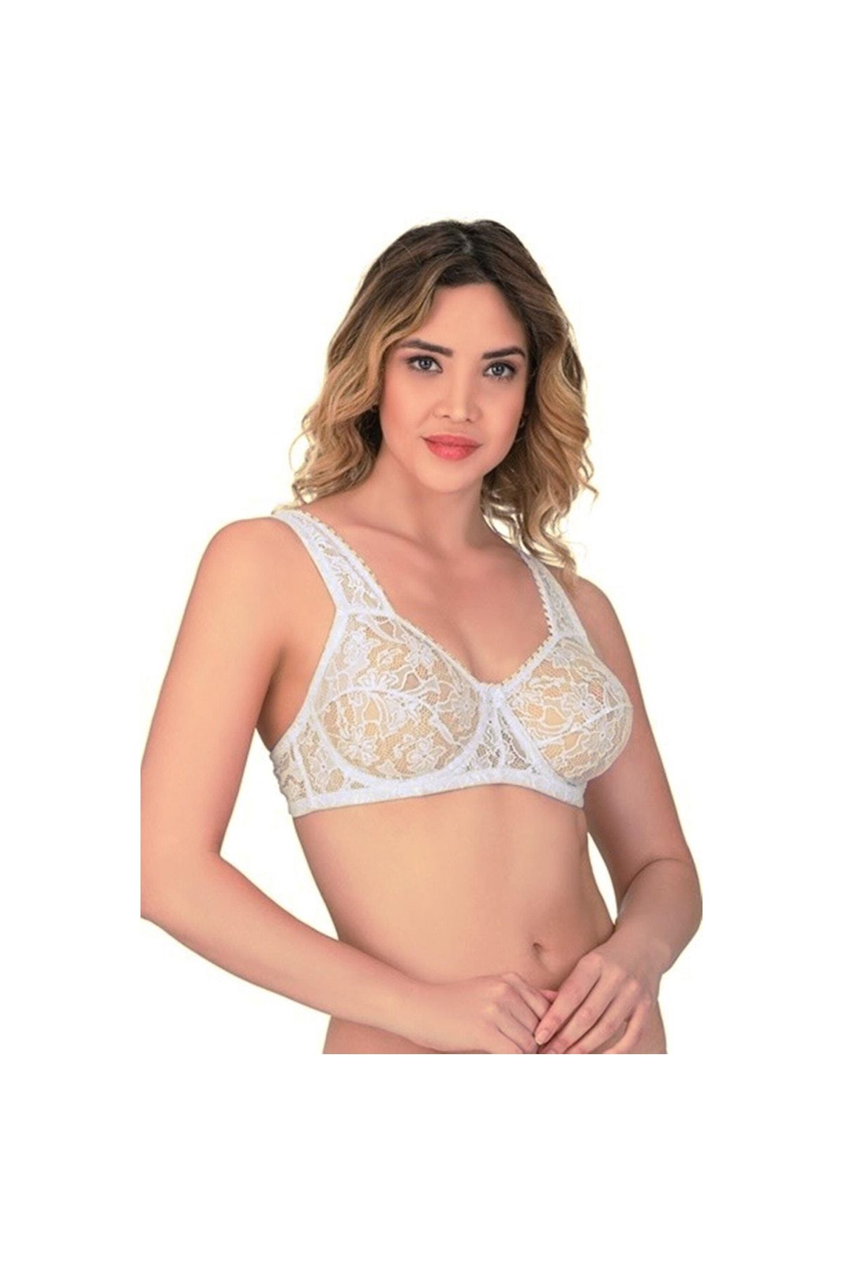 Marsilyan MODLİVE TEN MI Emay 178 B Balenli Dantelli Sütyen