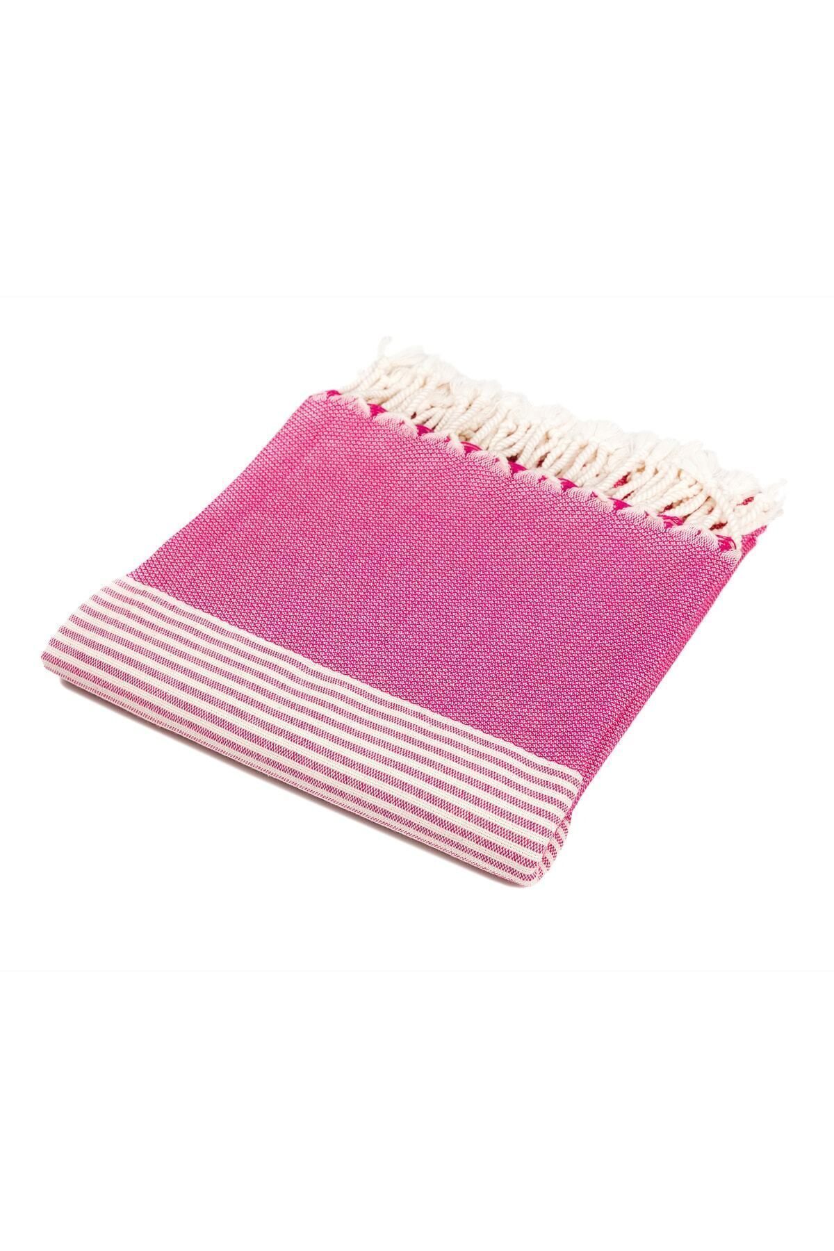 Eselba Pembe Bambu Classy Ekstra Uzun Peştamal Plaj Havlusu