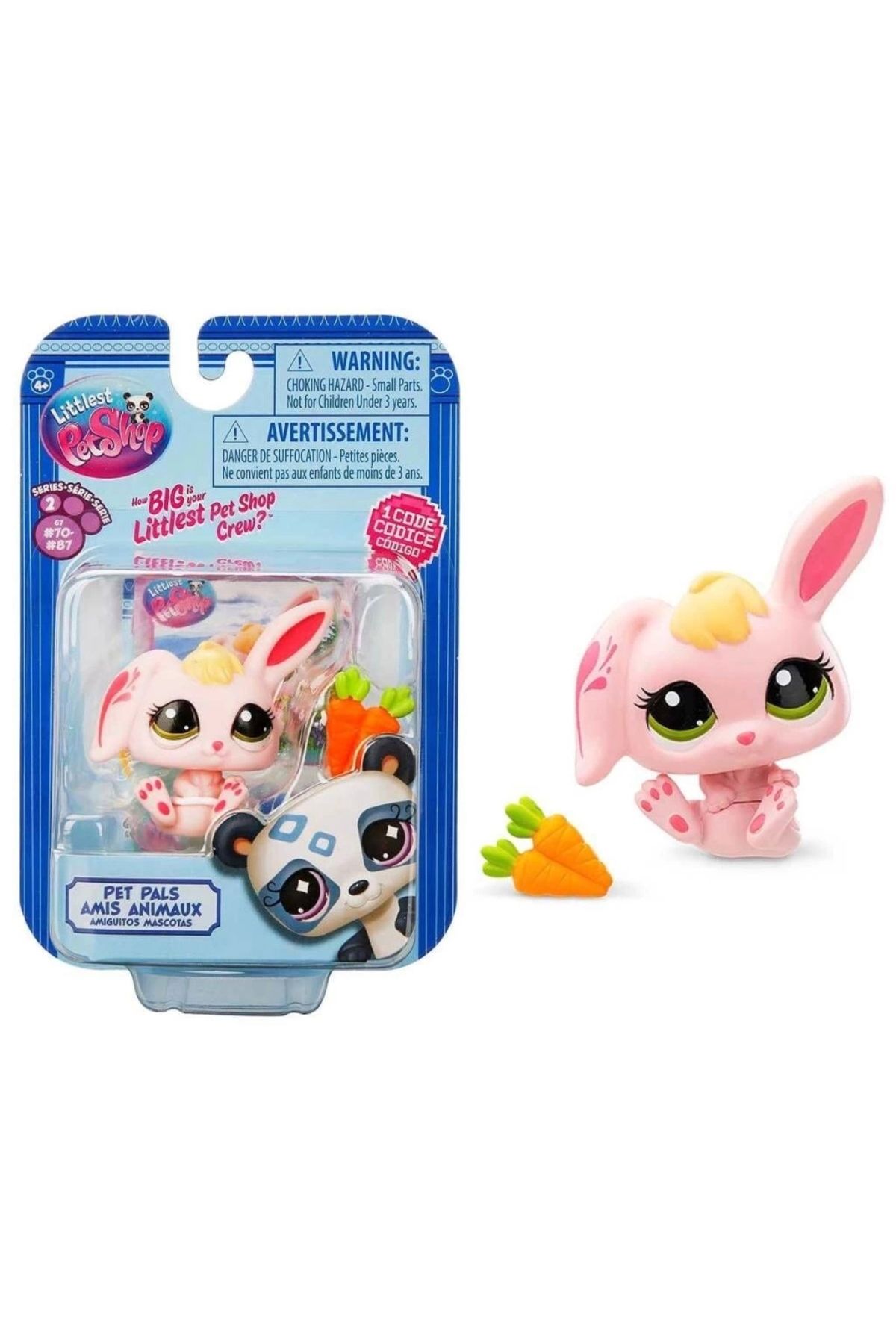 FTT SHOPPING MARKET Nessiworld 1000522 Littlest Pet Shop Minişler Tekli Paket S2 - 70 – Panda Yeni