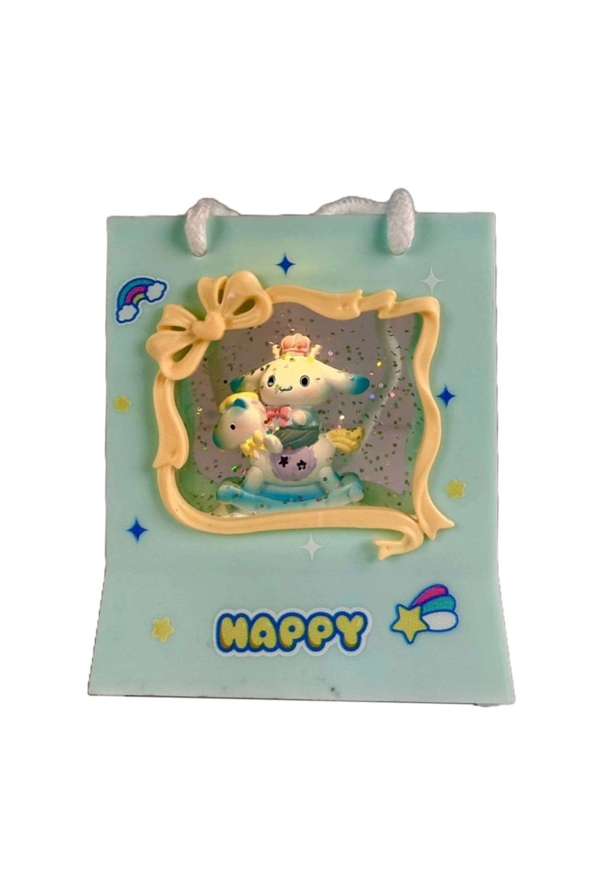 FTT SHOPPING MARKET Nessiworld Kar Küresi Plastik Alışveriş Poşeti LLM-HDY0049
