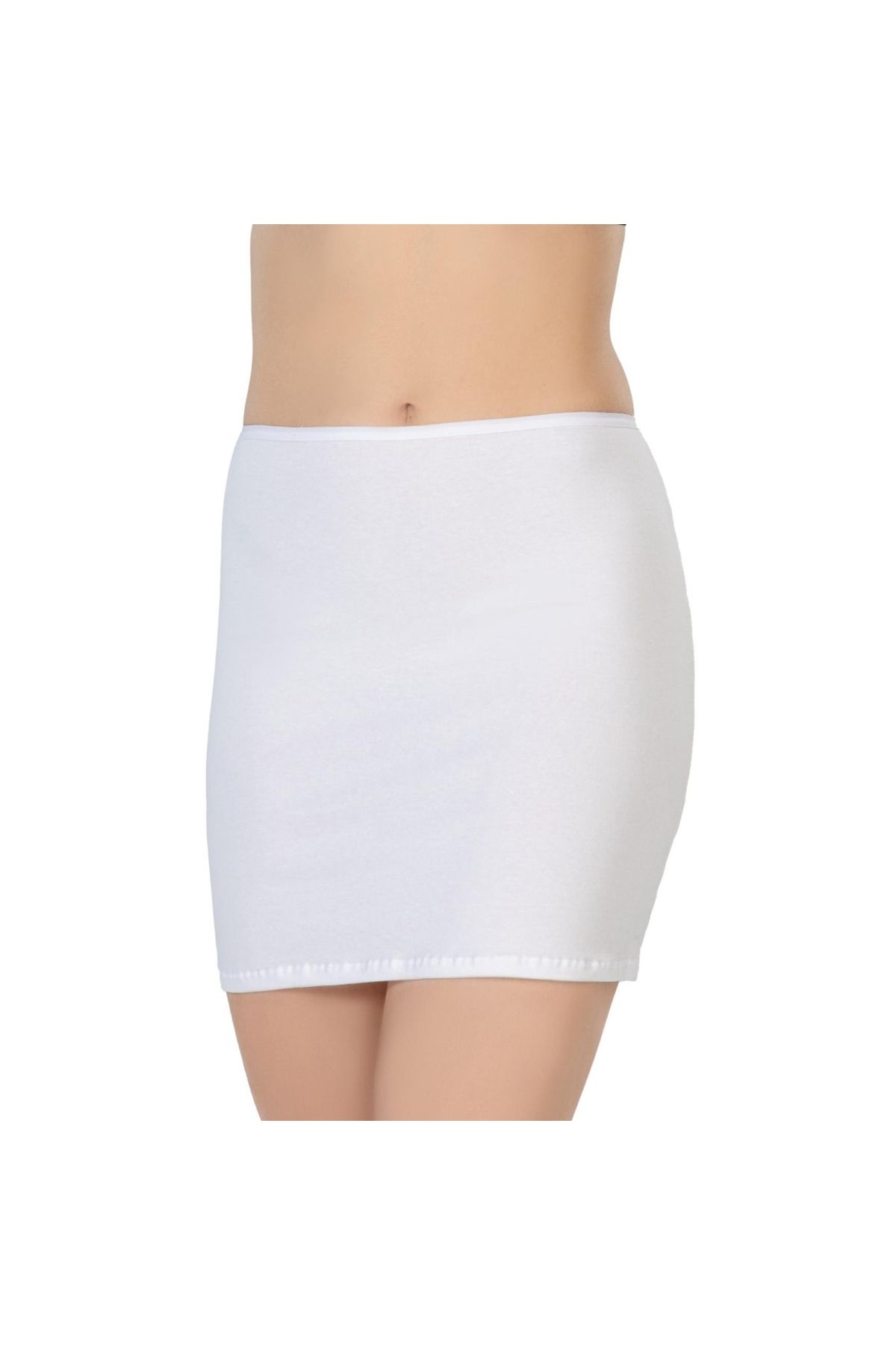 Marsilyan MODLİVE BEYAZ MI Emay 1437 Modal Cotton Mini Jupon