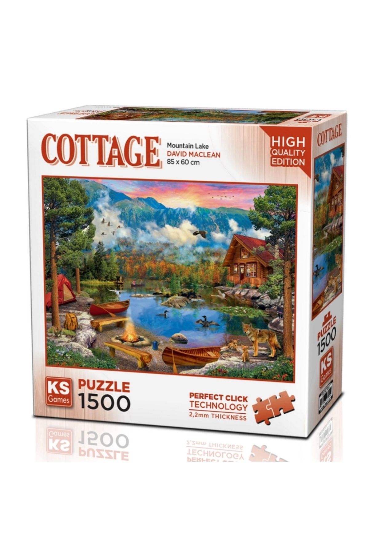 FTT SHOPPING MARKET Nessiworld KS Games Mountain Lake Puzzle 1500 Parça 22036