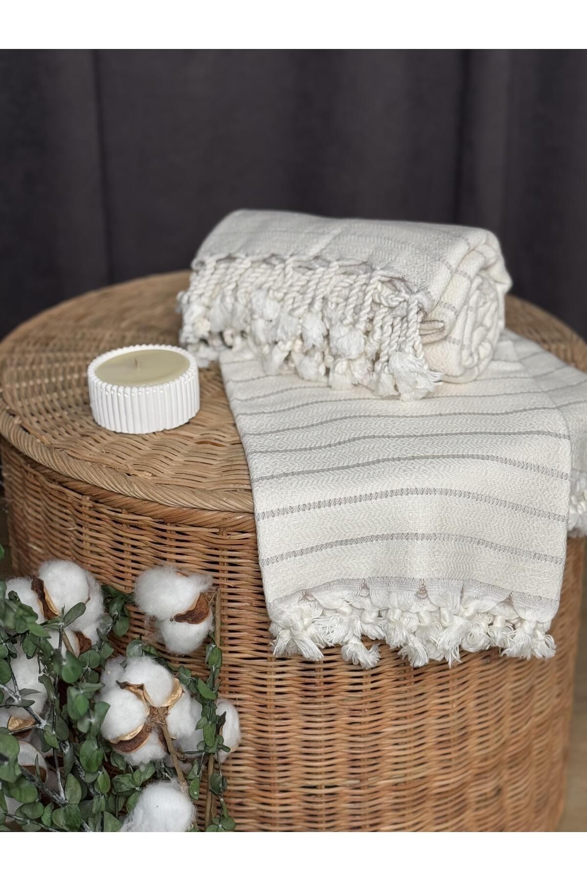 Home Peştemal Takımı %50 Bambu %50 Pamuk Gri