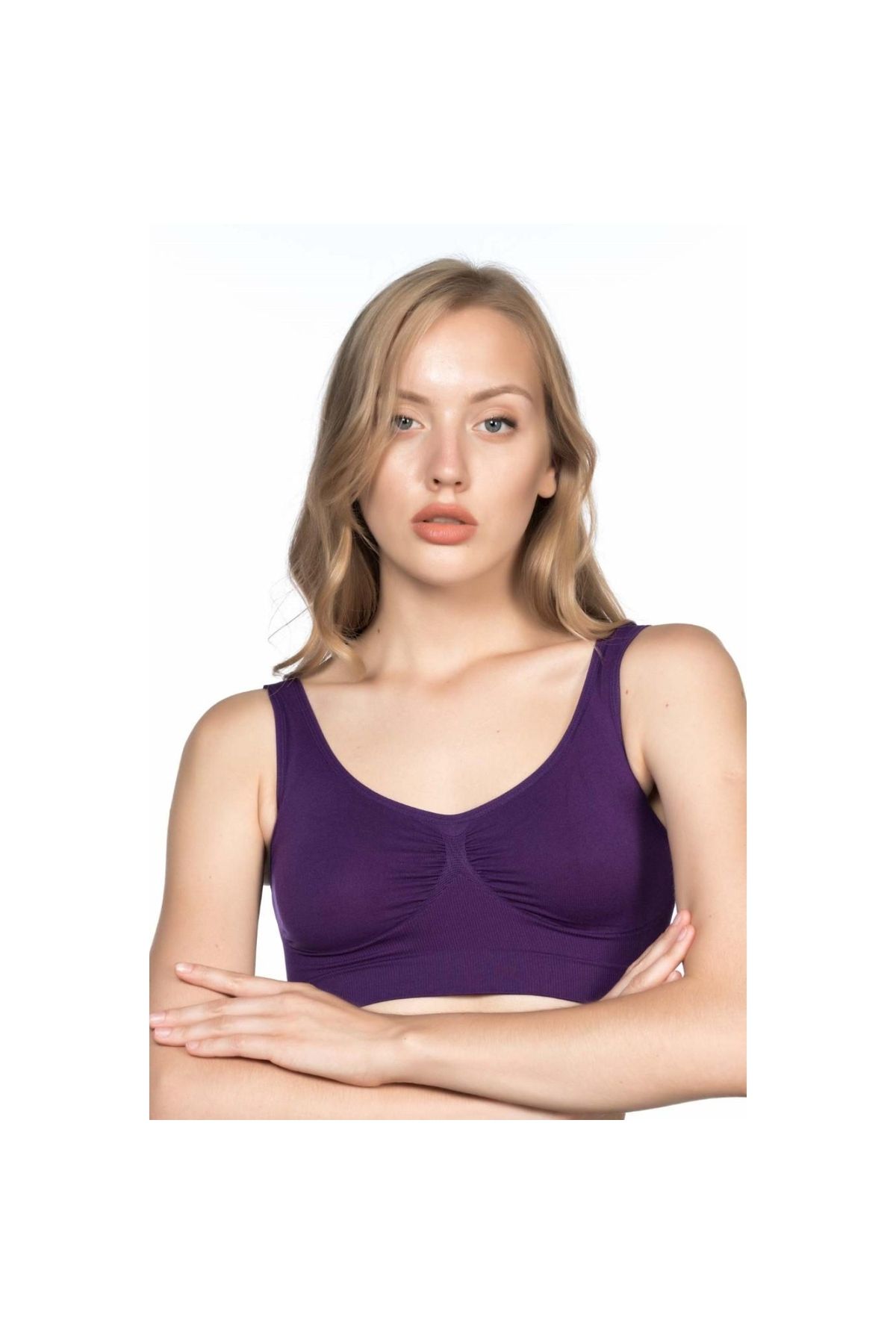 Marsilyan MODLİVE MOR MI Emay 4005 Soft Kalın Askı Büstiyer