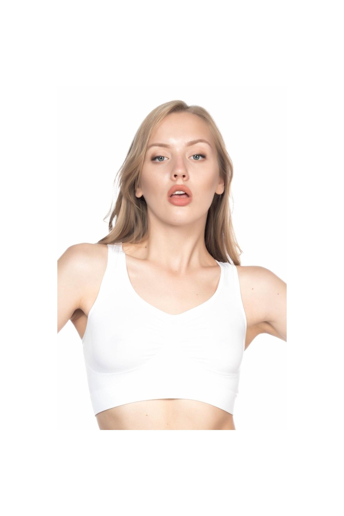 Marsilyan MODLİVE BEYAZ MI Emay 4001 Soft Sporcu Büstiyer