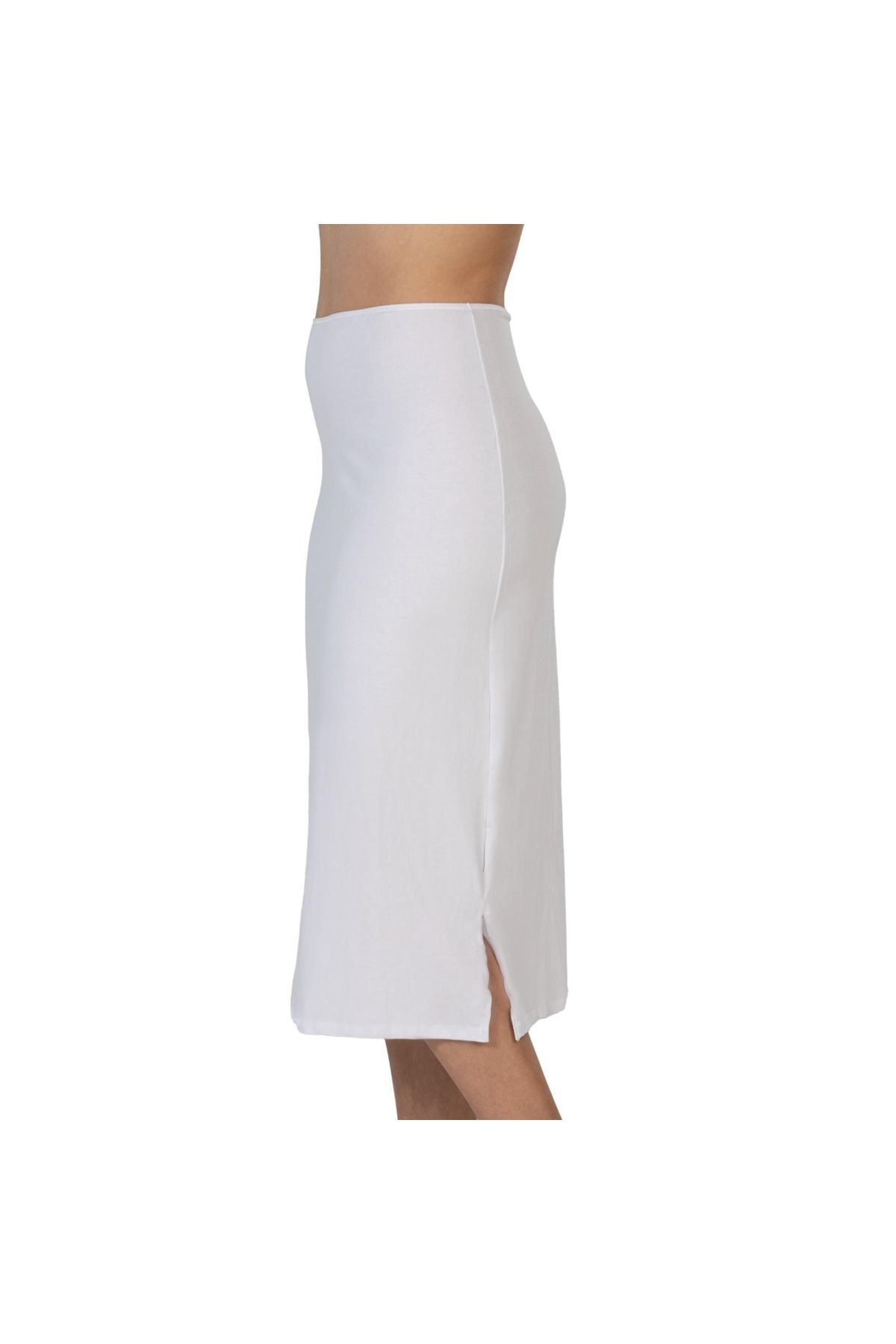 Marsilyan MODLİVE BEYAZ MI Emay 1439 Modal Cotton Uzun Jupon