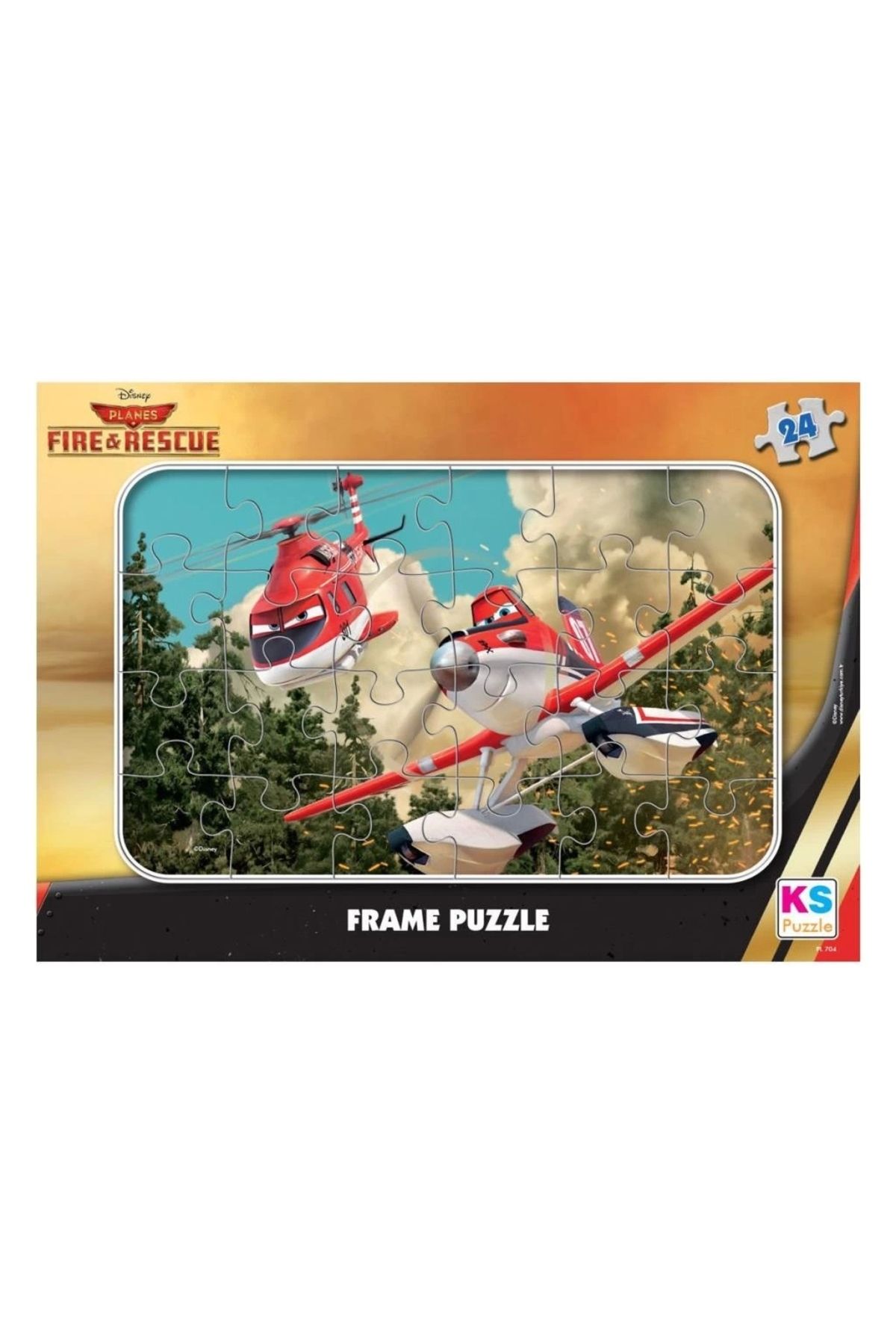 FTT SHOPPING MARKET Nessiworld PL 704 Planes Frame Puzzle 24 Parça