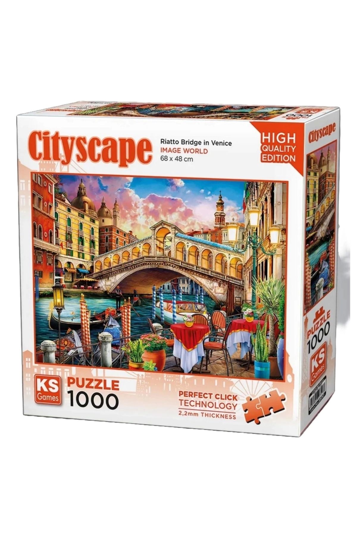 FTT SHOPPING MARKET Nessiworld KS Games Riatto Bridge in Venice Puzzle 1000 Parça 20757