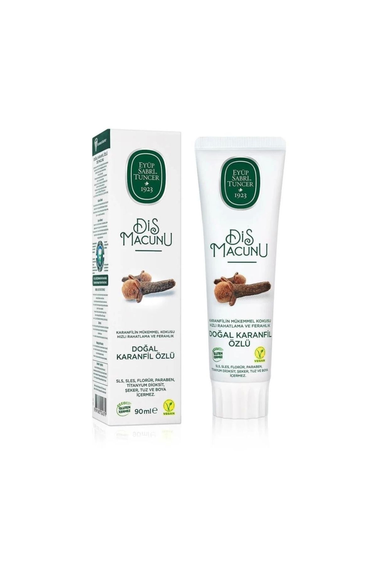 FTT SHOPPING MARKET Nessiworld Eyüp Sabri Tuncer Doğal Diş Macunu 90 Gr Karanfil