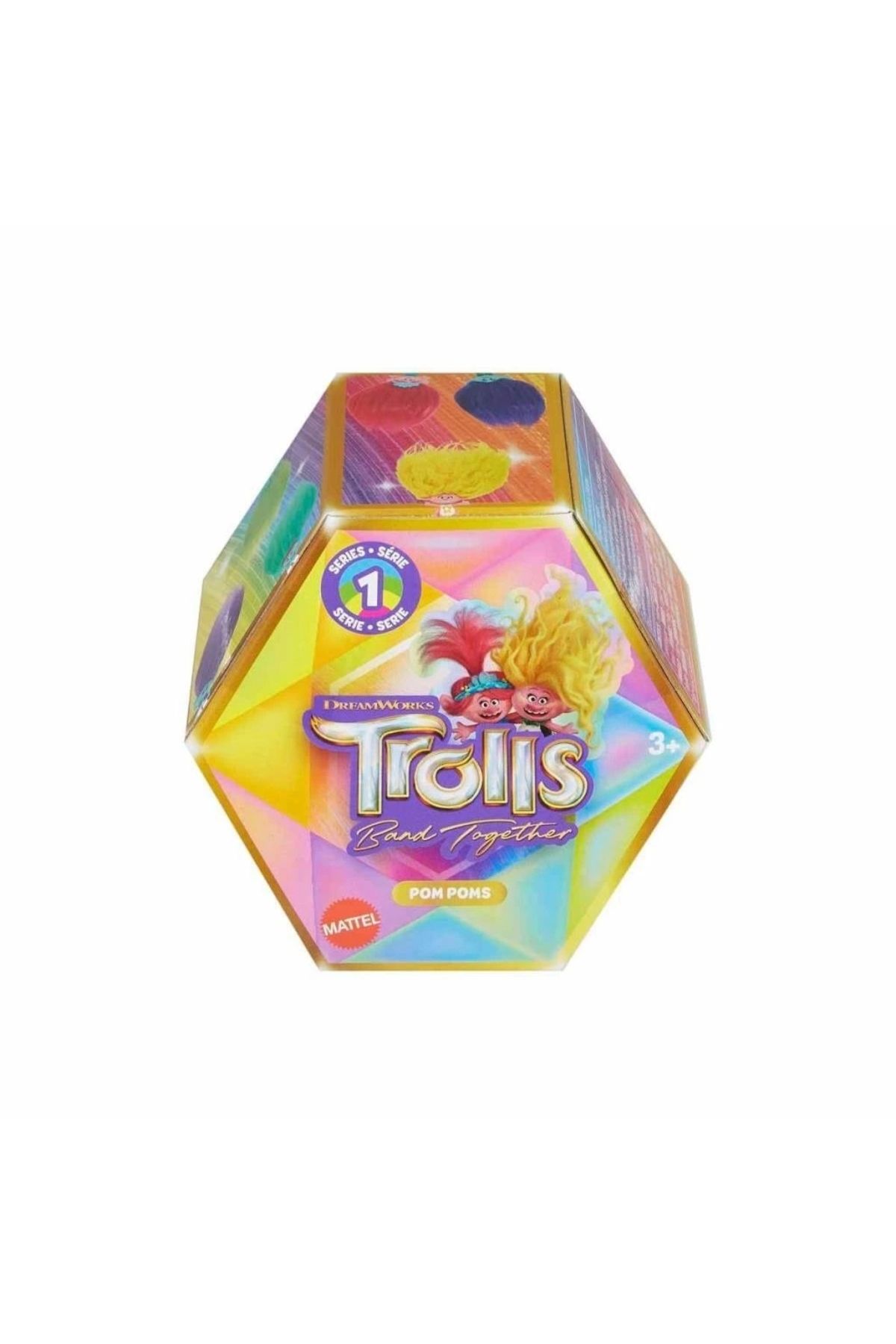FTT SHOPPING MARKET Nessiworld HPB53 Trolls Çantaya Takılabilen Şaç Figürleri