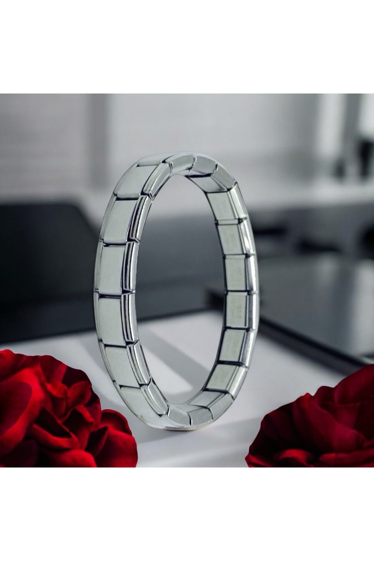 stainles steel İtalyan Yazısız Çelik Bileklik