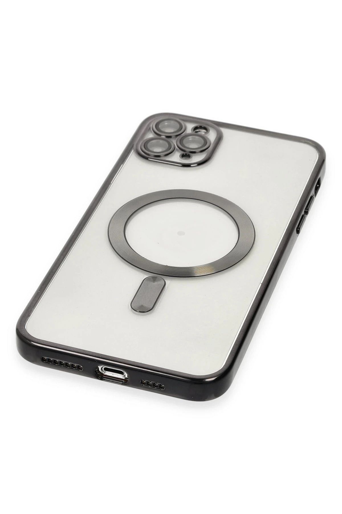 NewFace iPhone 11 Pro Kılıf Kross Magneticsafe Kapak - Siyah SVLRS