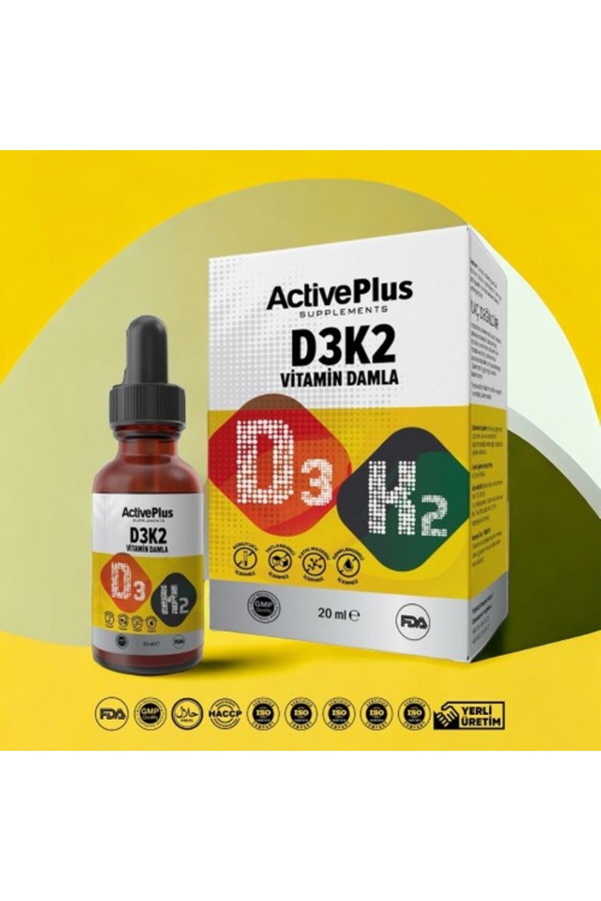 Active Plus Actıve Plus D3k2 Vıt. Damla