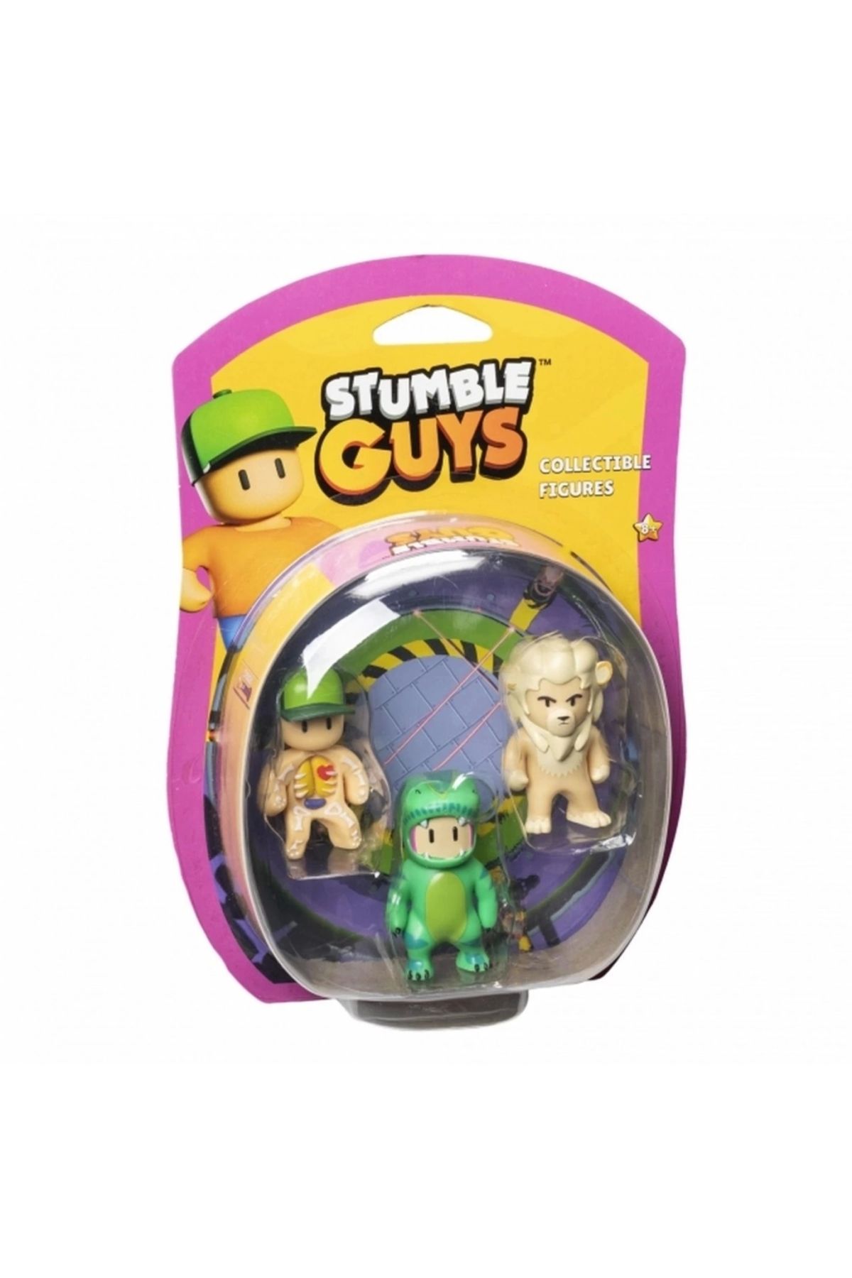 FTT SHOPPING MARKET Nessiworld Stumble Guys 3'lü Aksiyon Figür Set