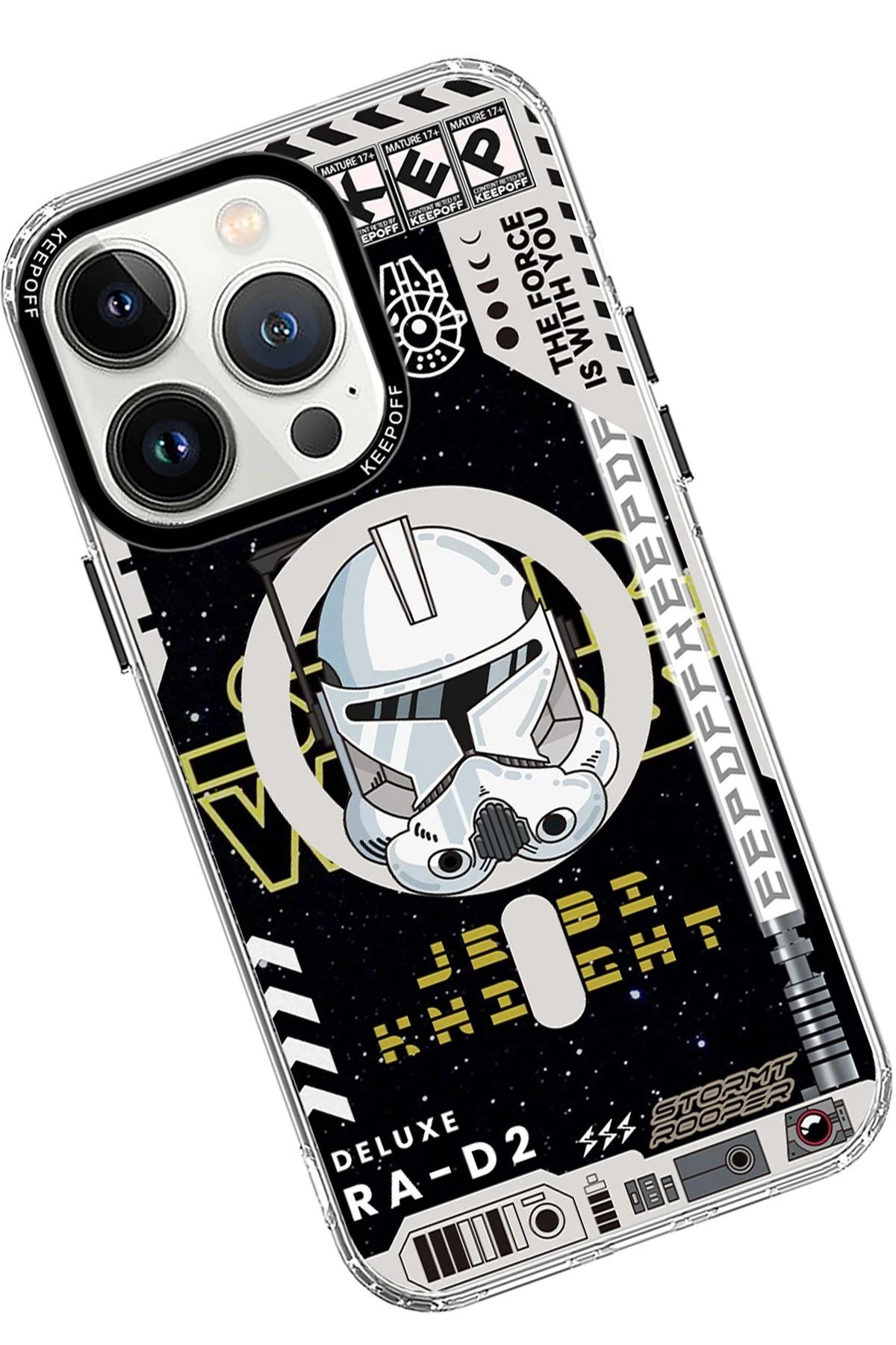 Keep Off iPhone 15 Pro Max DNA Magsafe Kapak - Jedi Knight SVLRS