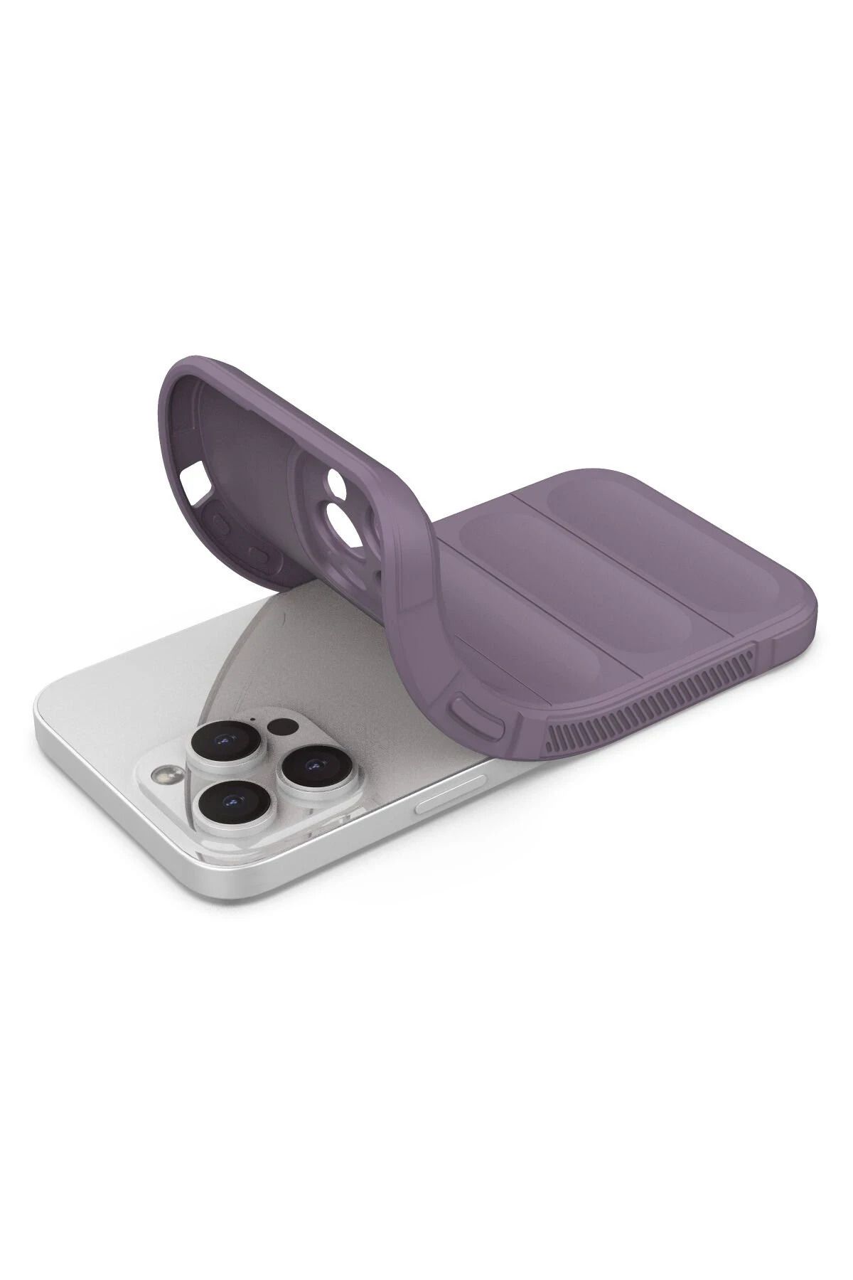 NewFace iPhone 14 Pro Kılıf Optimum Silikon - Mor SVLRS