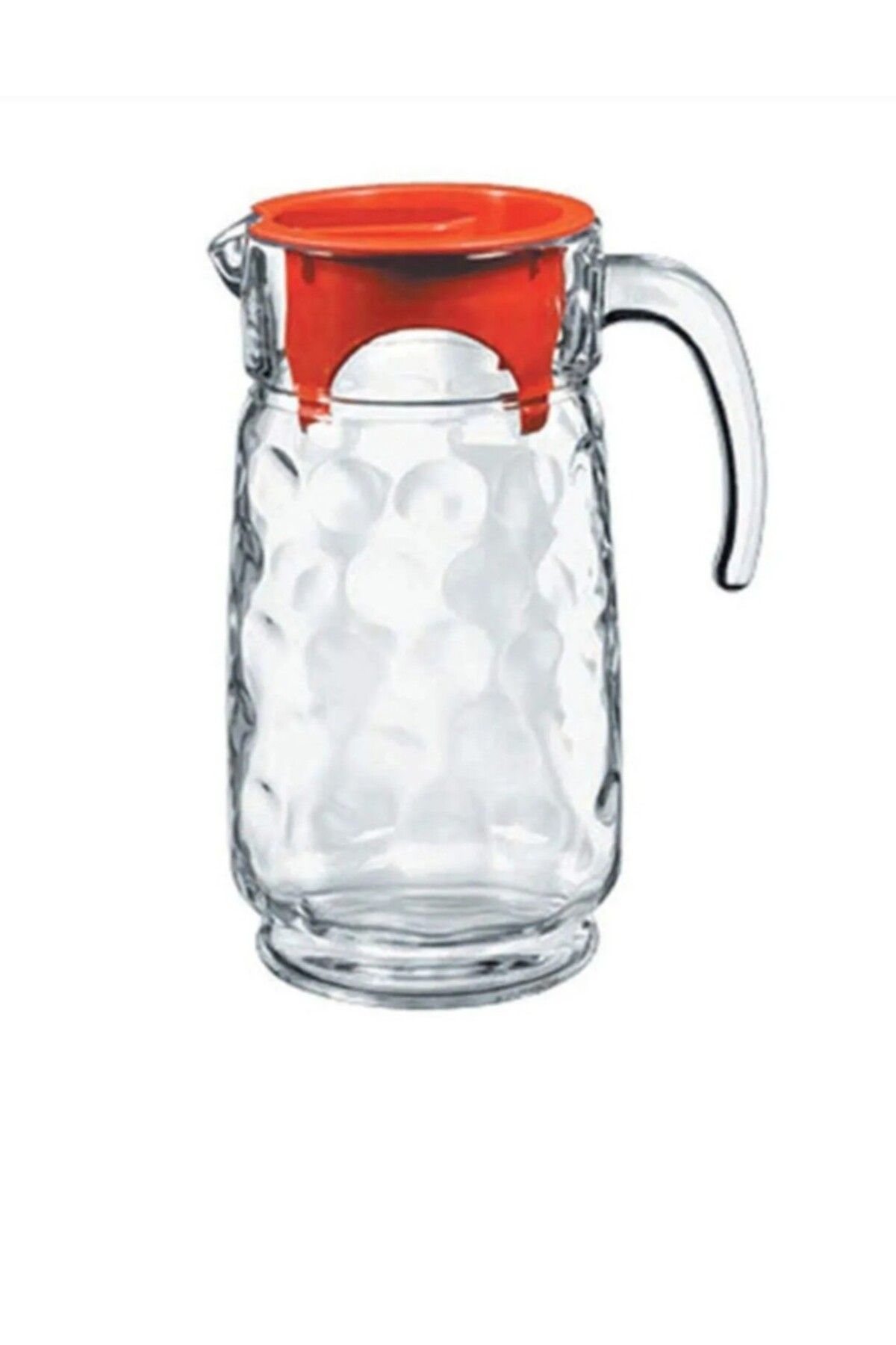 hürpa tedarik PAŞABAHÇE 43674 CAM SÜRAHİ KIRMIZI KAPAK 1 ADET