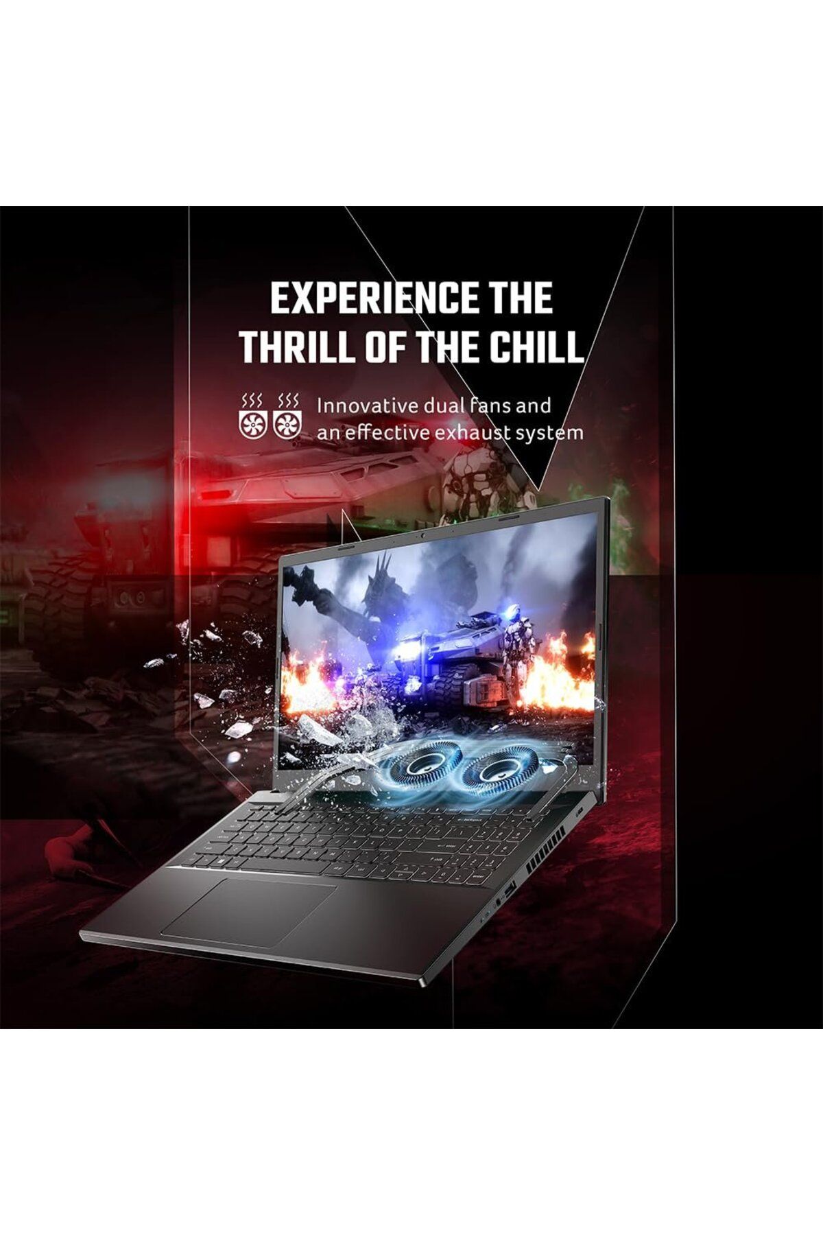 ACER-Nitro V15 ANV15 Gaming Notebook 13th Gen Intel Core i7-13620H/16GB DDR5 RAM/512GB SSD 4