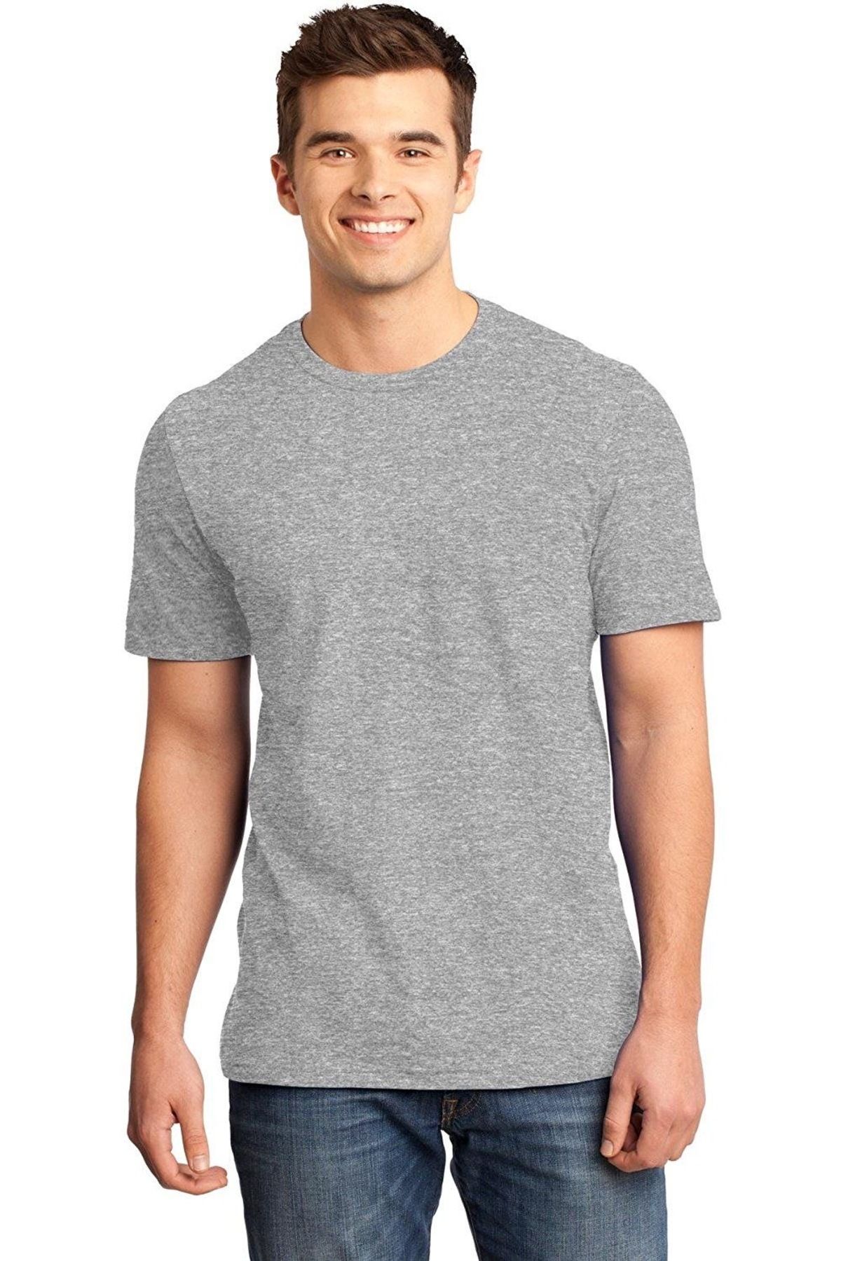 EQİ Melanj gri refakat kesim T-tshirt