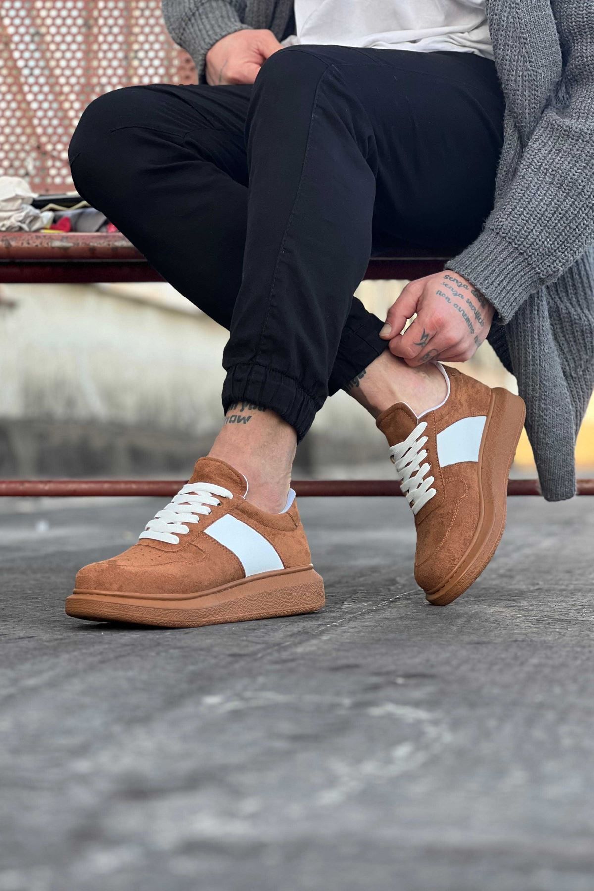 ZAGA Prime WG011 Taba Süet Erkek Casual Ayakkabı