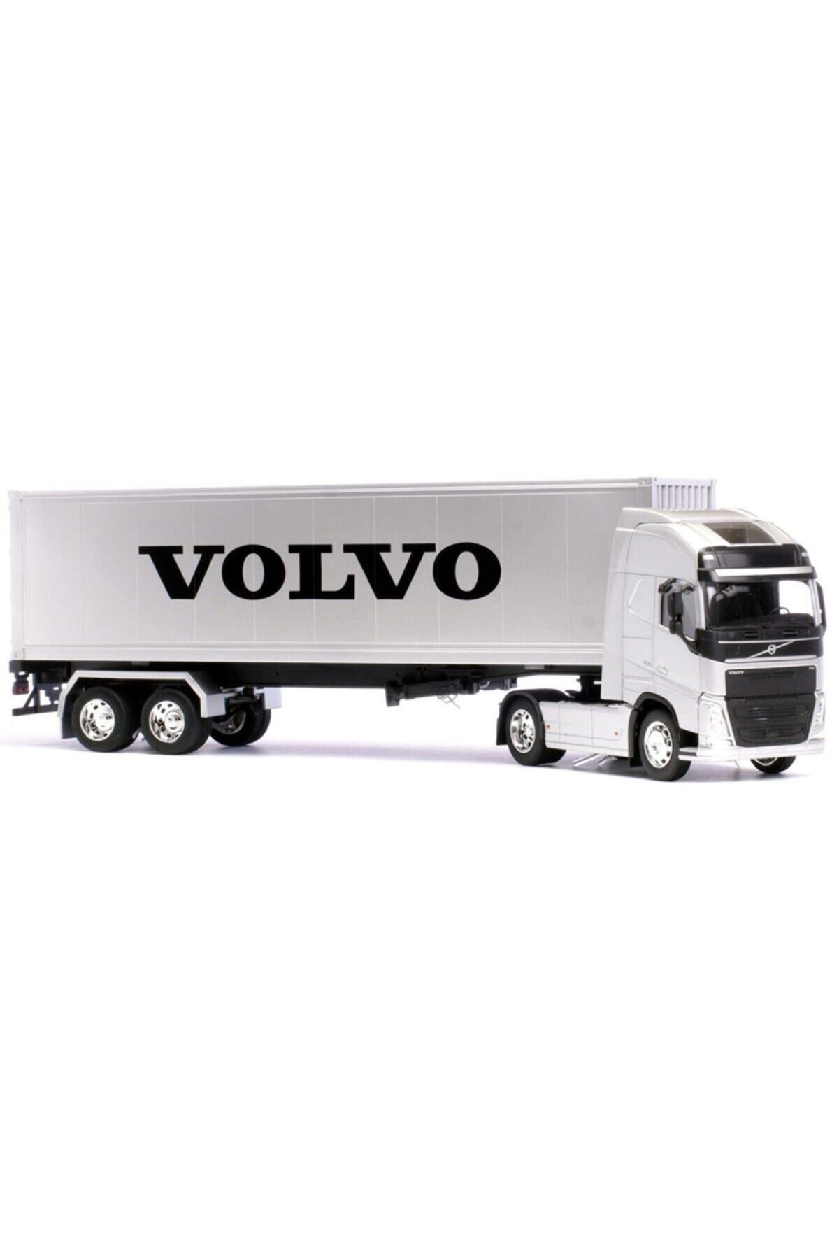 SECTOYS 1:32 VOLVO FH12 TIR GRİ METAL BAŞLIKLI VOLVO DİECAST TIR DORSE KAPILARI AÇILIR