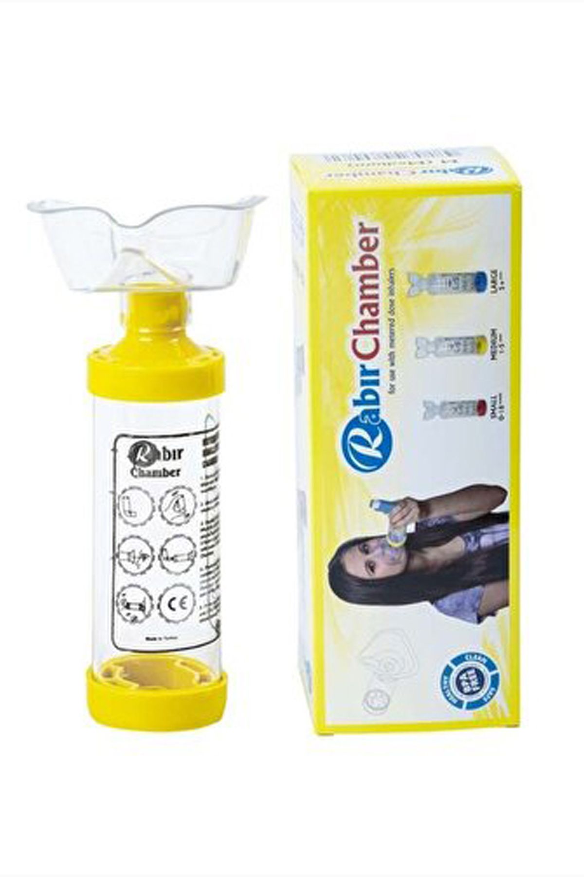 Erkamed Medium 1-5 Yaş İçin Mdı İçin Valfli İnhalasyon Chamberi