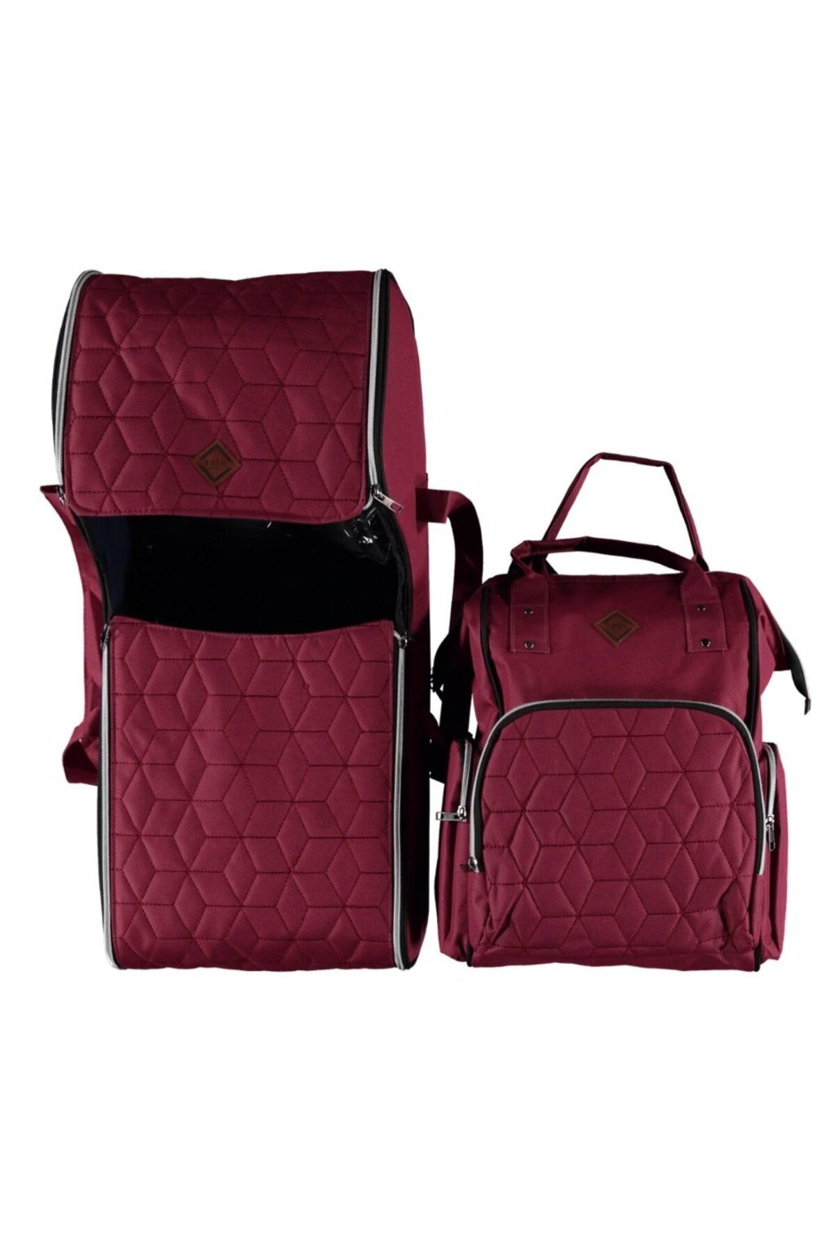 bipamuk Premium Anne-Bebek Çantası Geniş Hacimli, Modern Stil, Sırt ve El Taşımalı Portbebe