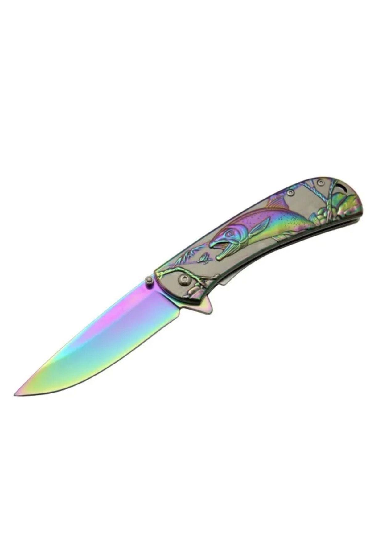 Belle Fusion Balık Çakı Yst5954rb Gökkuşağı 20 Cm Manuel, Kemerlikli