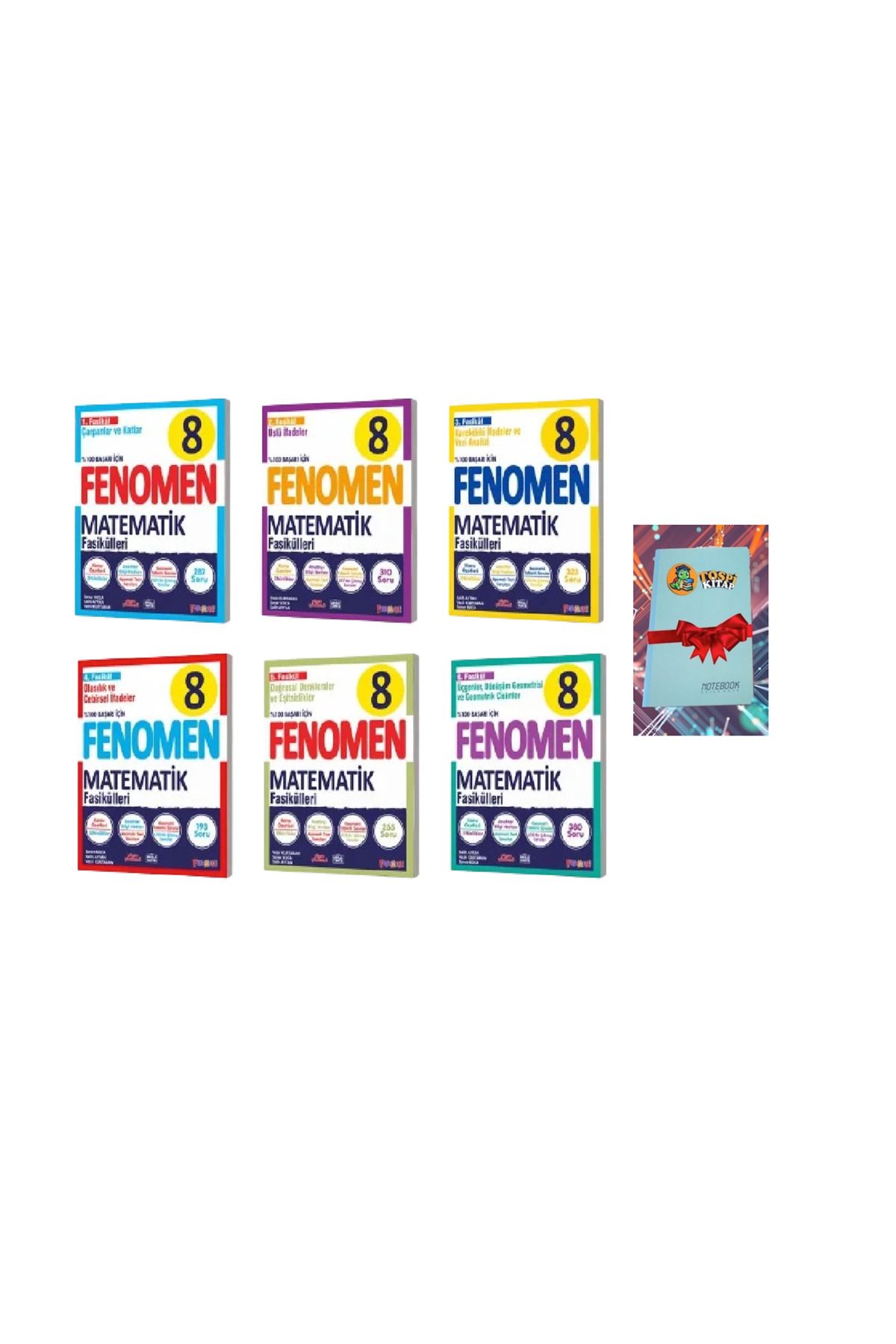 Fenomen Yayıncılık 8 MATEMATİK 1 - 2 - 3 -4 - 5 - 6 FASİKÜL (DEFTER HEDİYE)